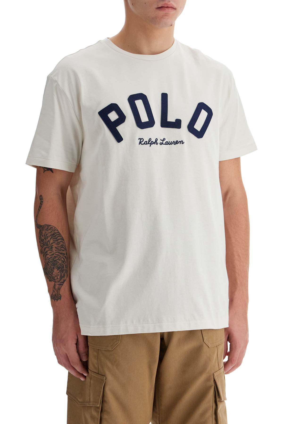 Shop Polo Ralph Lauren Classic Fit Logo T-shirt In White