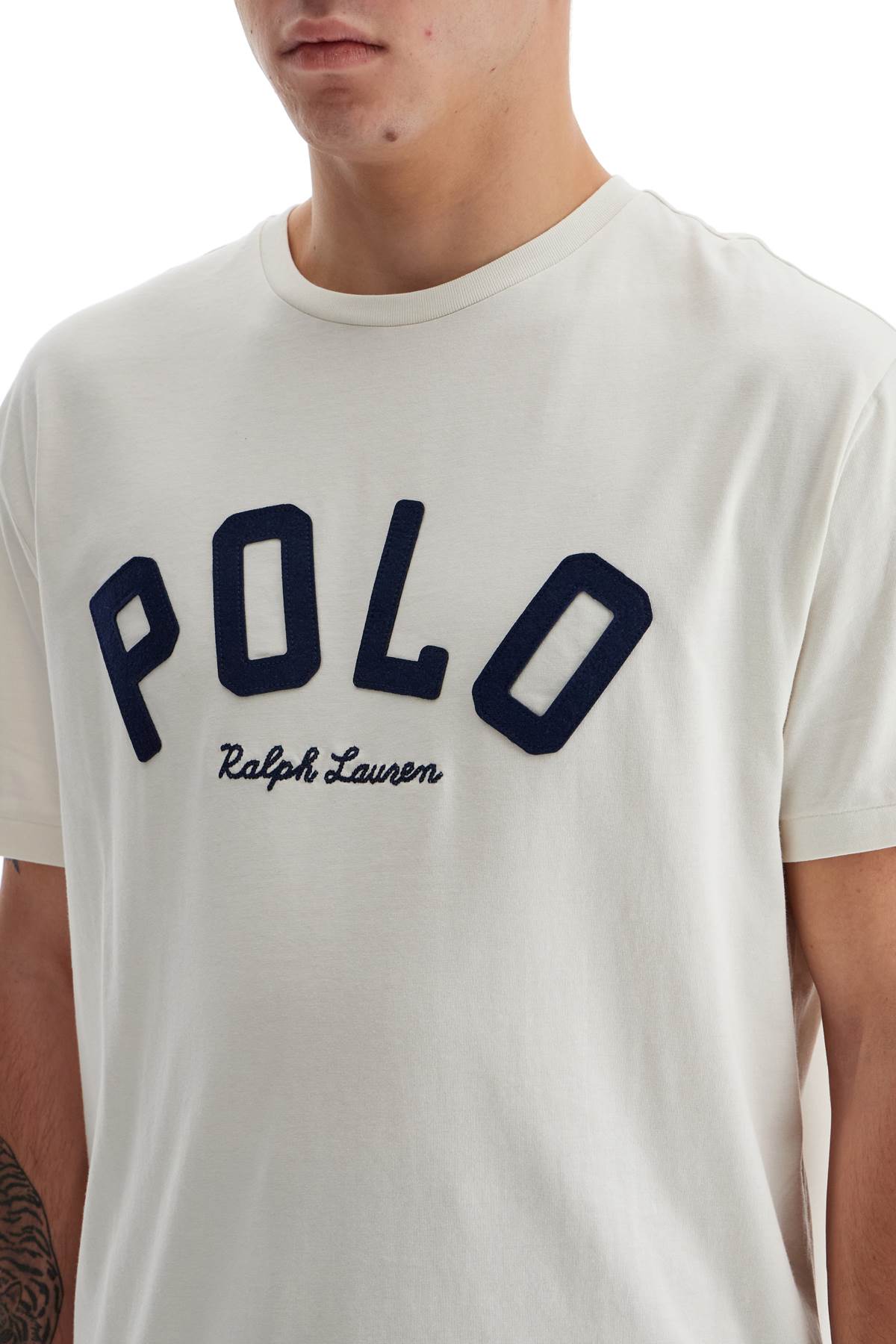 Shop Polo Ralph Lauren Classic Fit Logo T-shirt In White