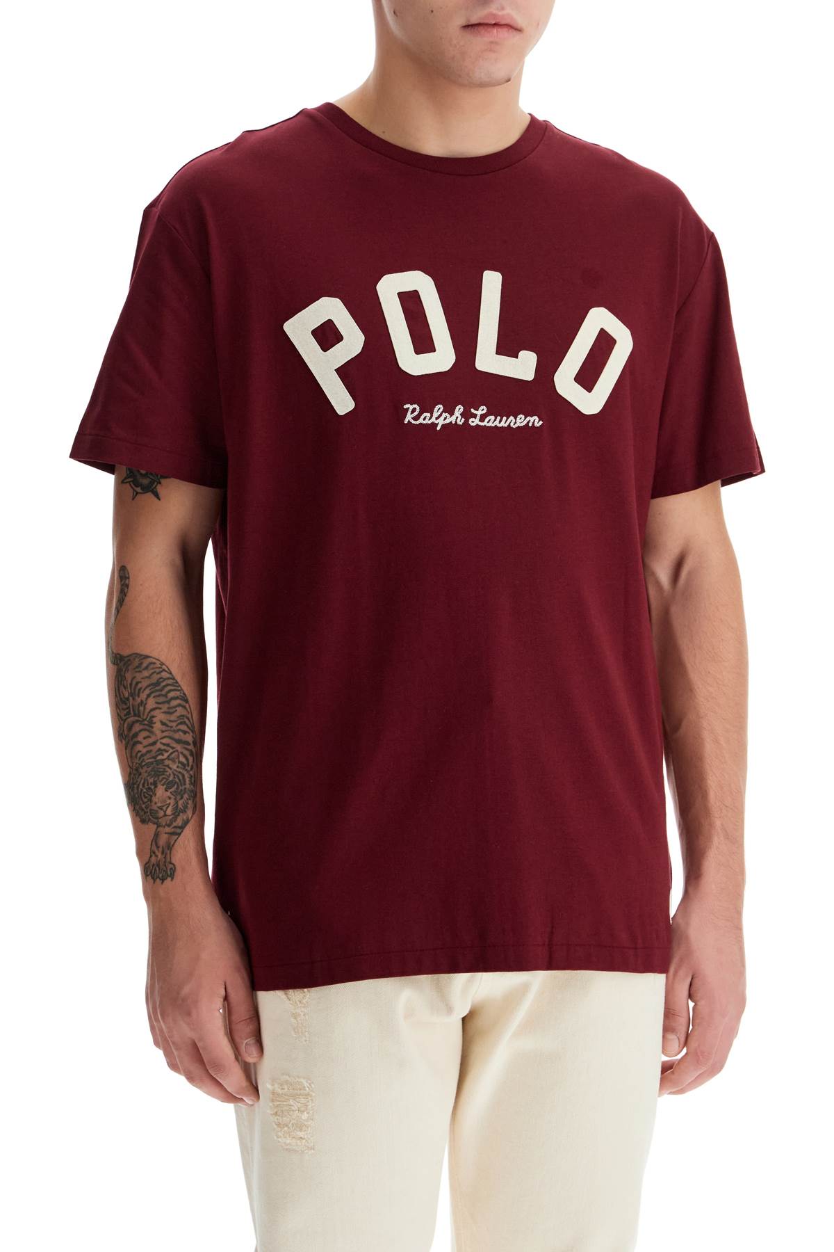 Shop Polo Ralph Lauren Classic Fit Logo T-shirt In Red