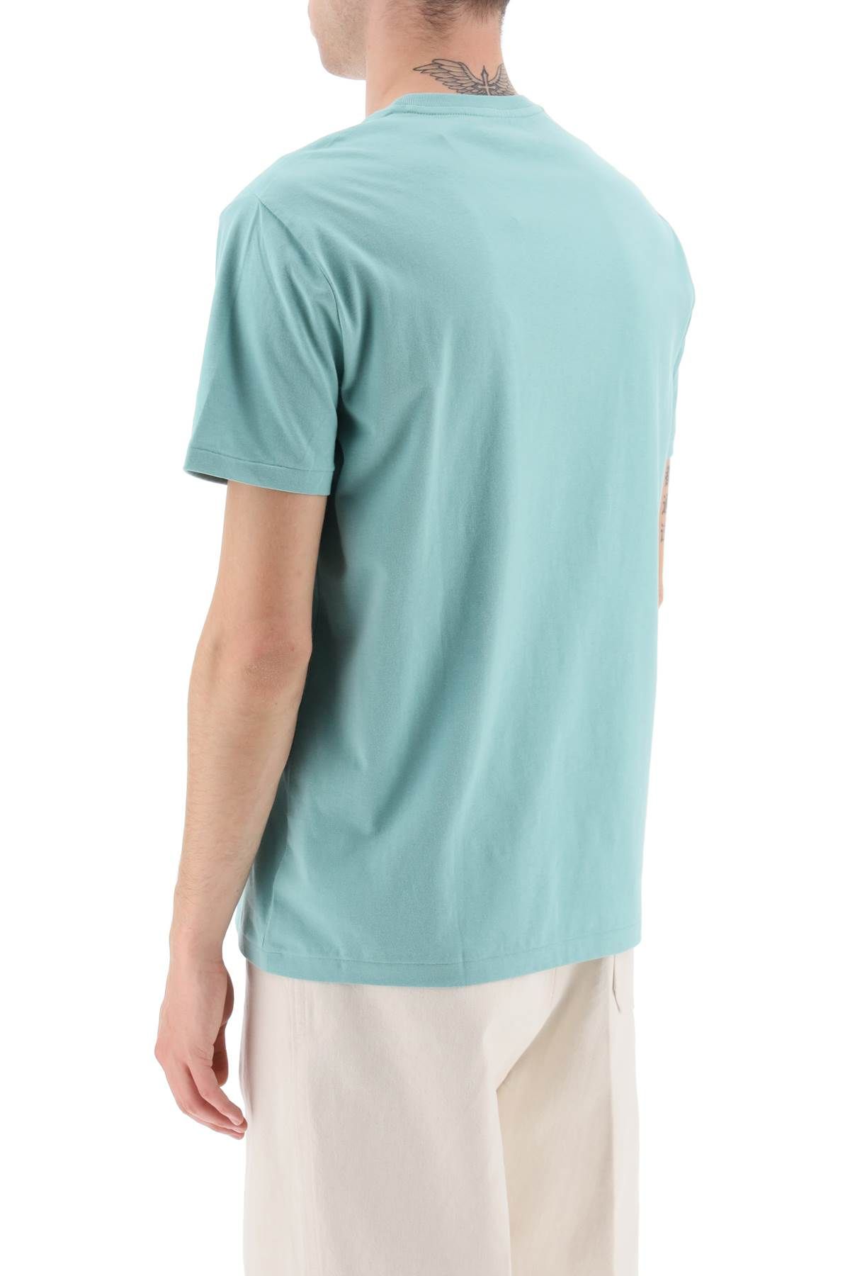 Shop Polo Ralph Lauren Custom Slim Fit T-shirt With Logo In Green