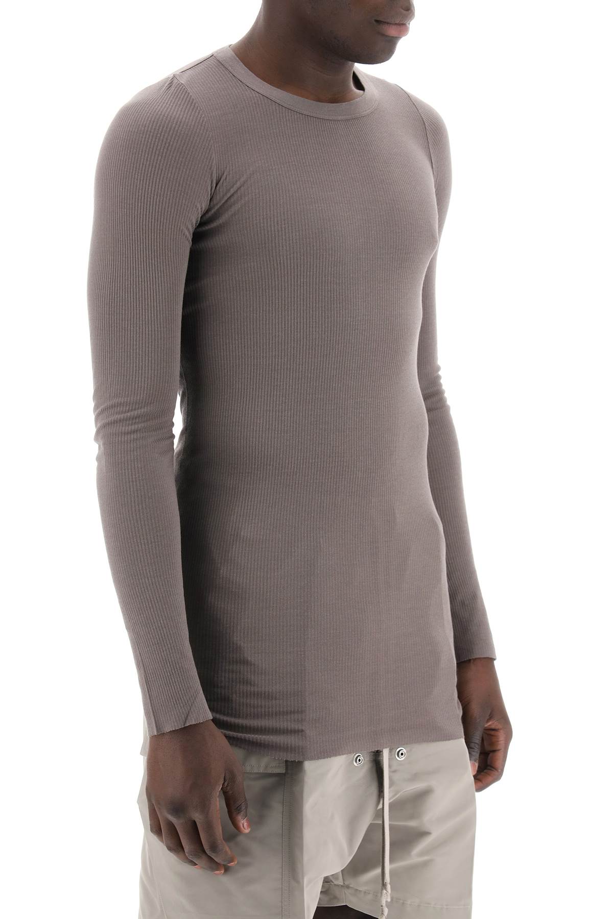 Shop Rick Owens Long-sleeved T-shirt In Brown
