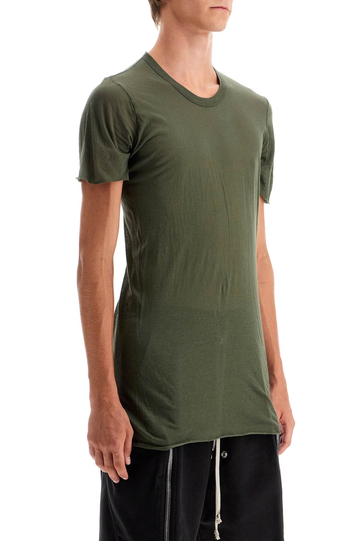 Shop Rick Owens Basic T-shirt In Green