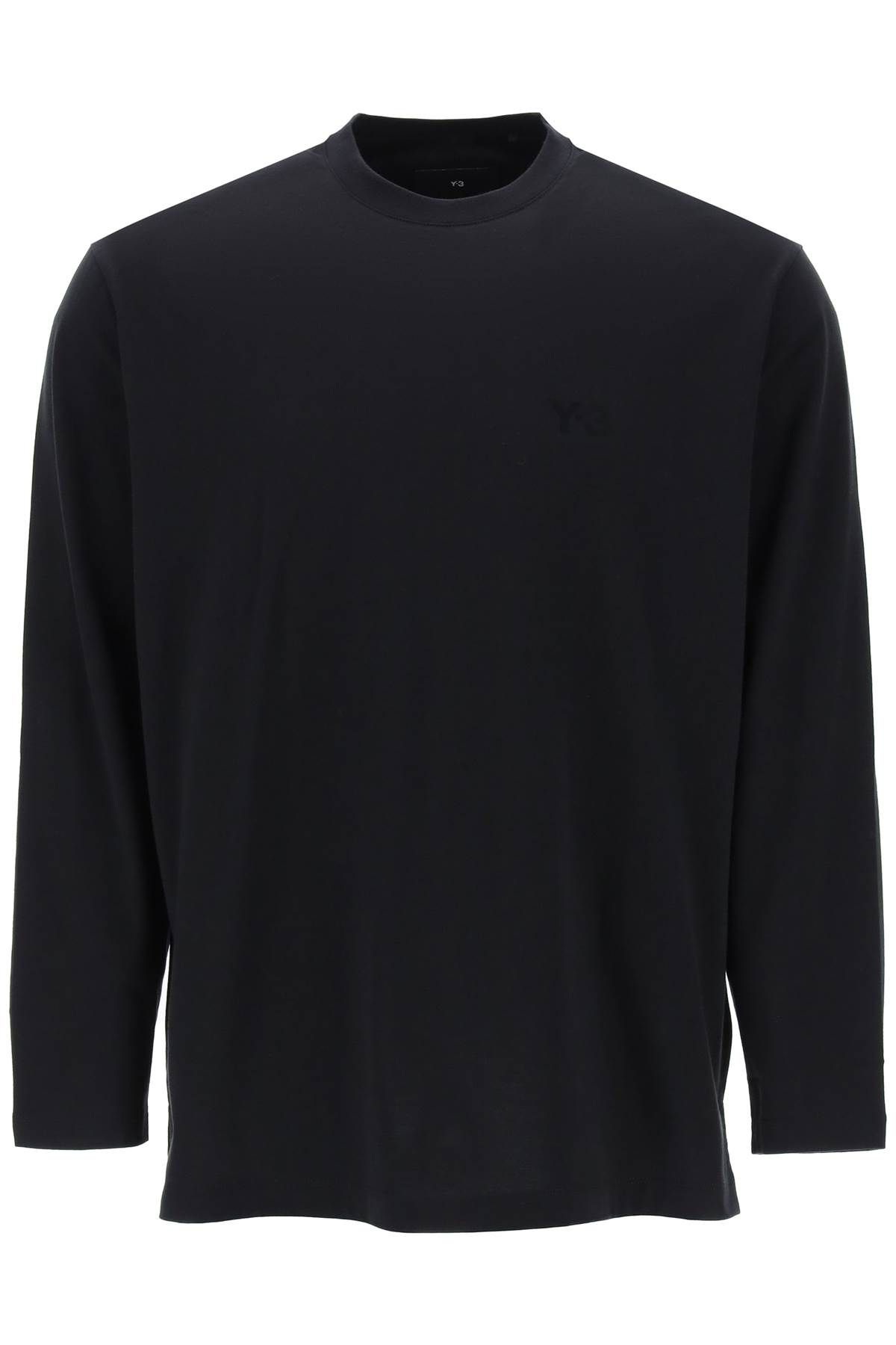 Shop Y-3 Long Sleeve T-shirt In Black