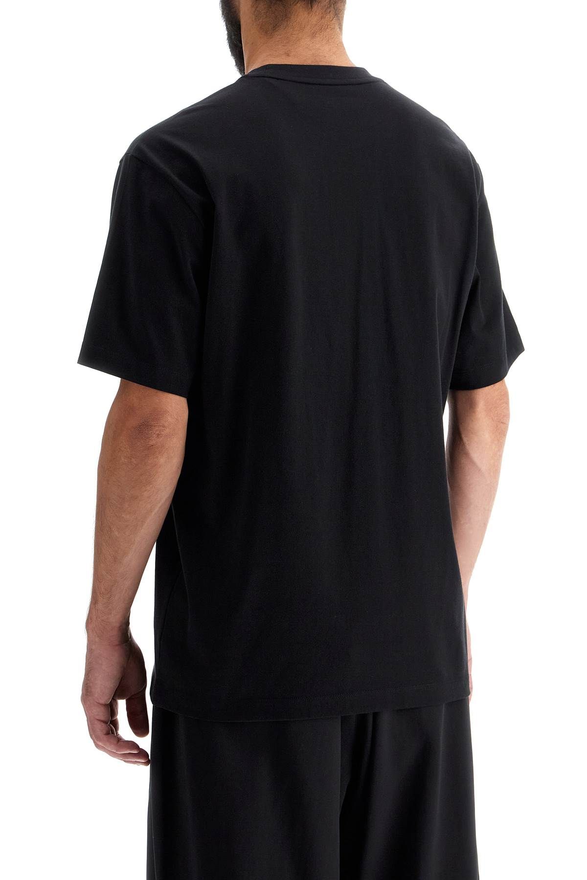 Shop Y-3 Oversized Logo T In Black