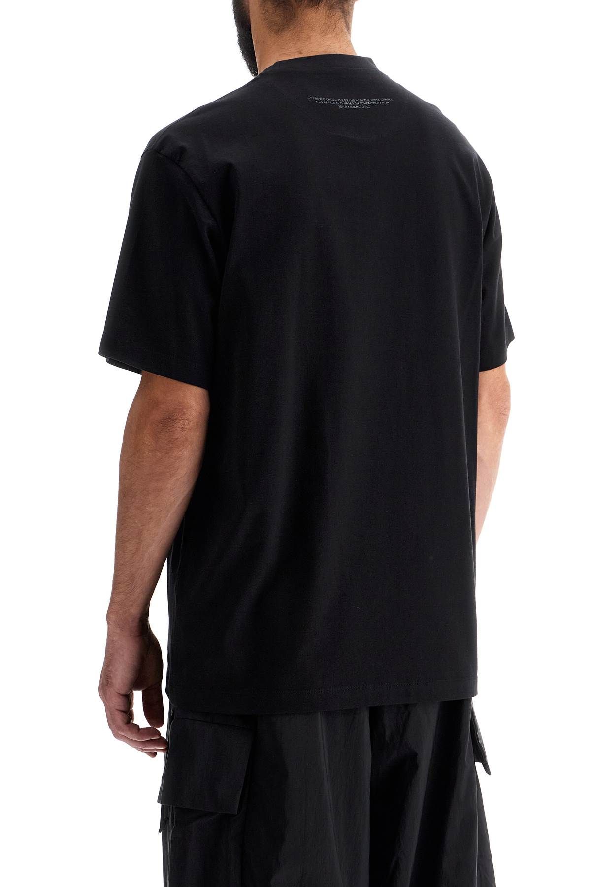 Shop Y-3 Oversized Logo T In Black