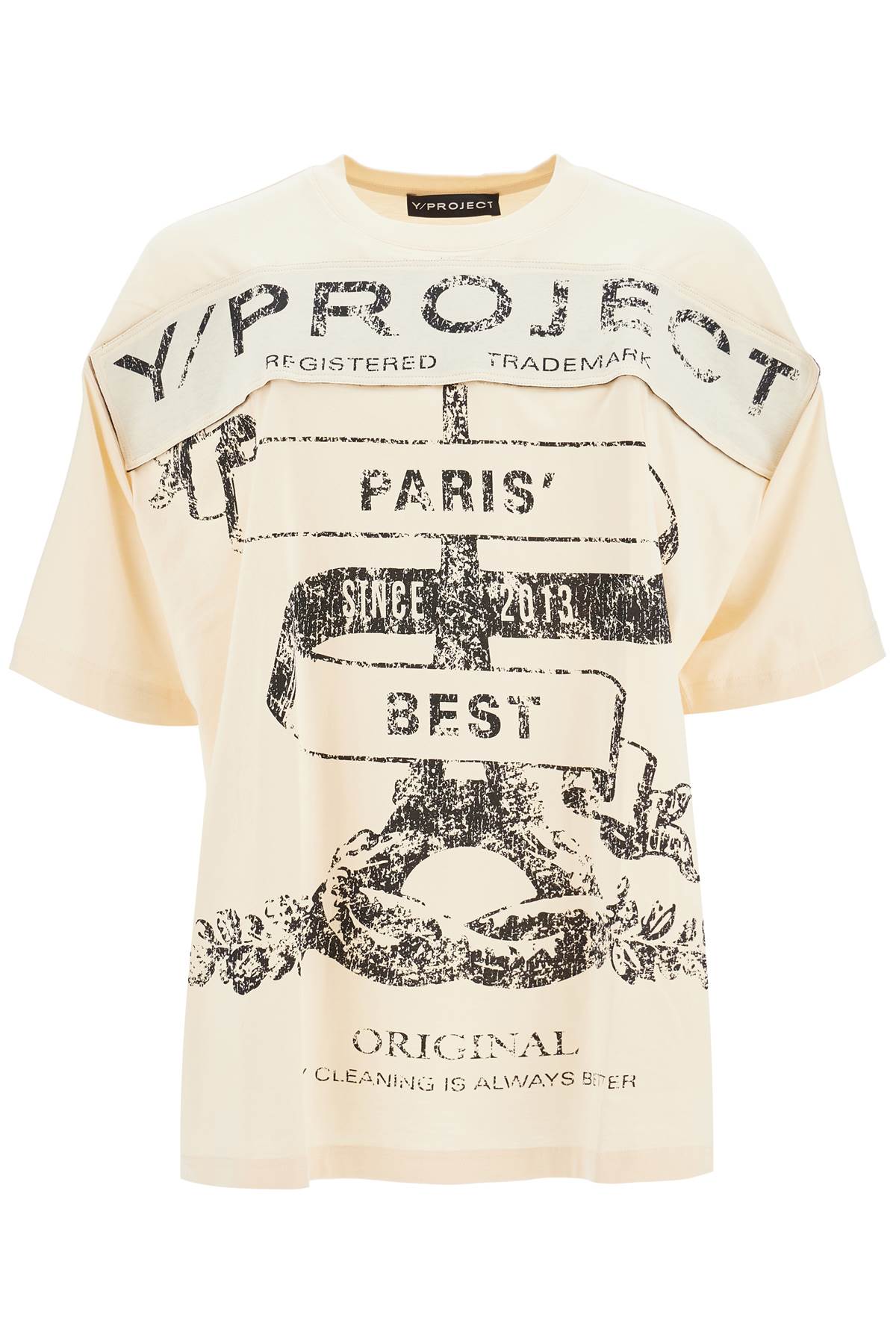 Shop Y/project "paris' Best T-shirt With In Neutro