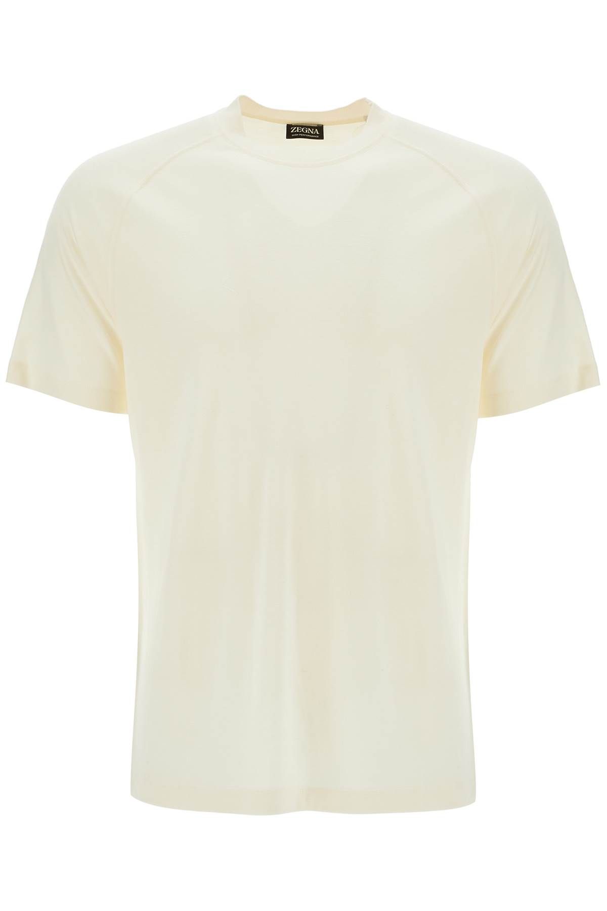 Shop Zegna Wool Jersey T-shirt For Men In White