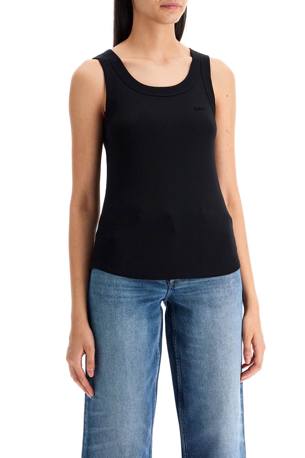 Shop Apc Agathe Tank Top For In Black