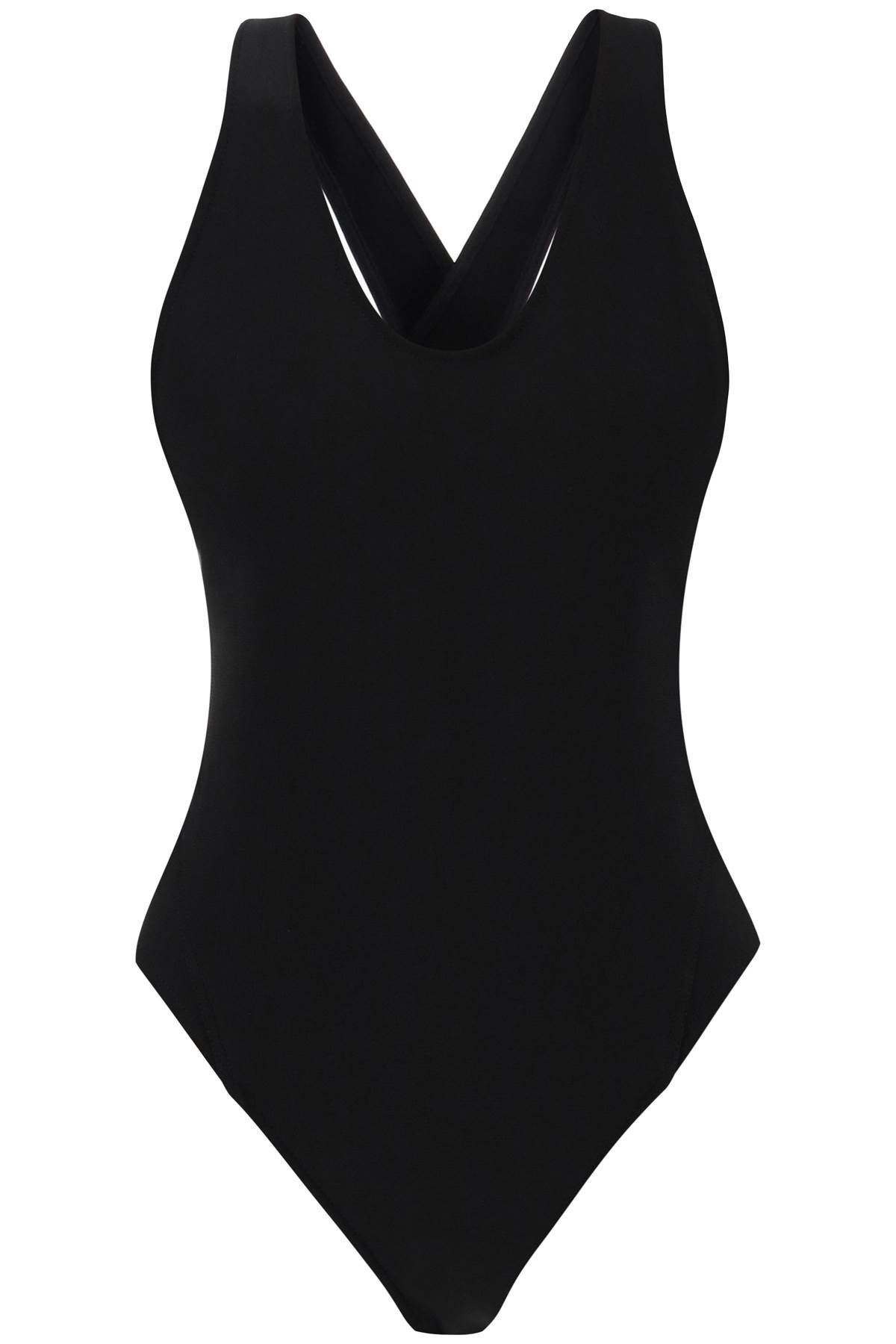 Shop Alaïa Crossed Body With Cut-out In Black