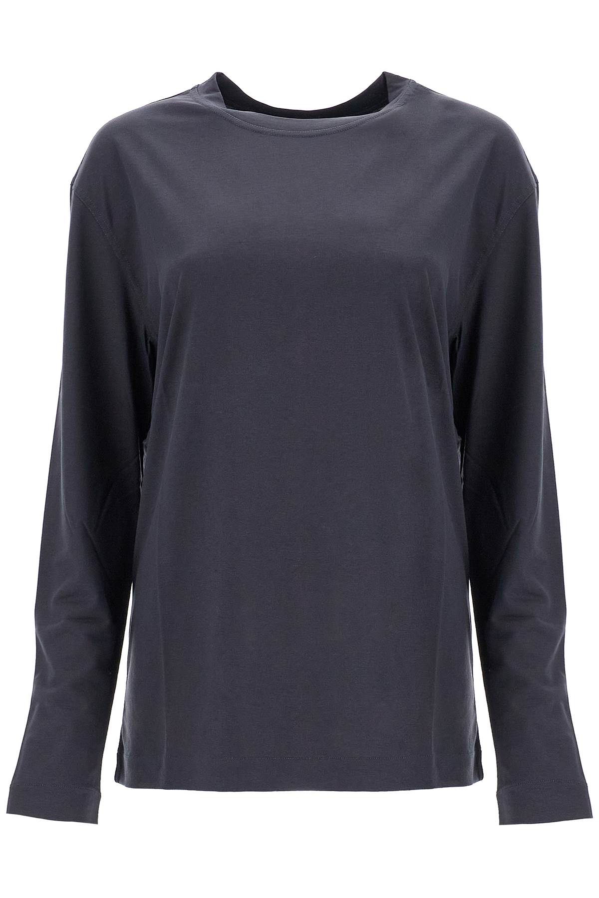 LEMAIRE LONG-SLEEVED SILK T-SHIRT FOR 