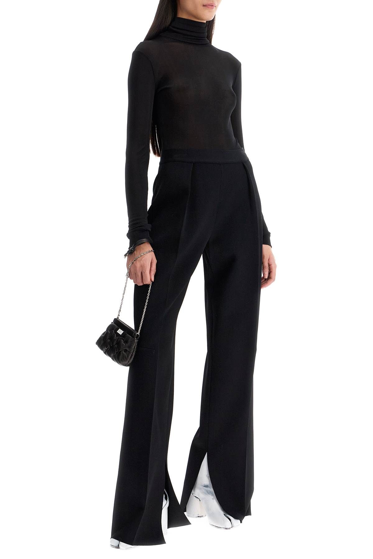 Shop Maison Margiela High-necked Body Suit In Black