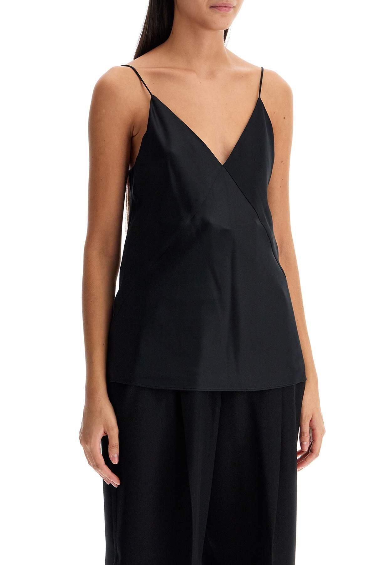 Shop Max Mara Silk 'metello' In Black