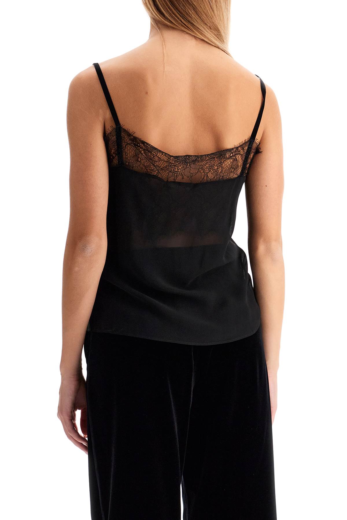 Shop Max Mara 'poland' Top With Ch In Black