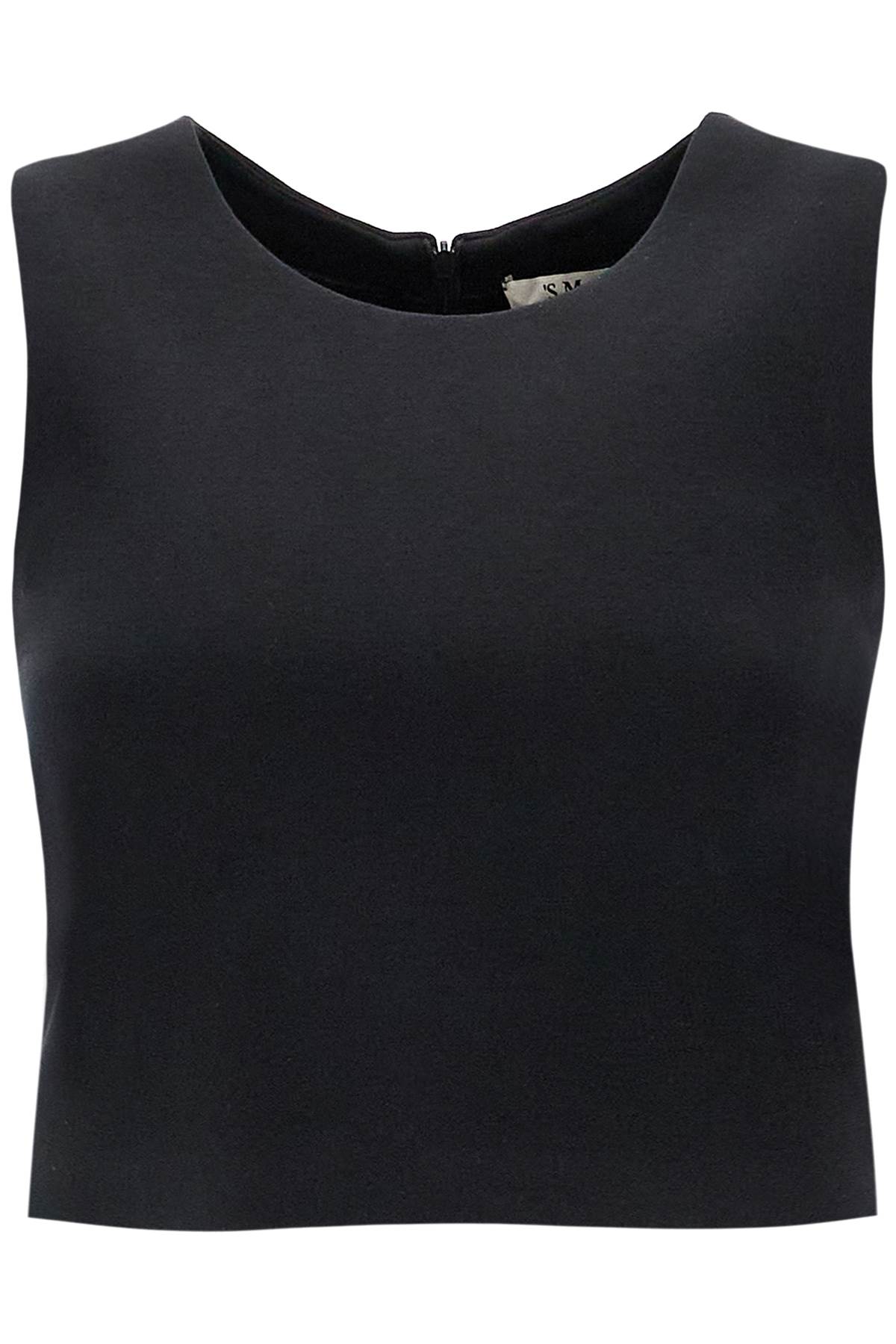 Shop 's Max Mara 'dazzy' Jersey Scuba Crop In Black