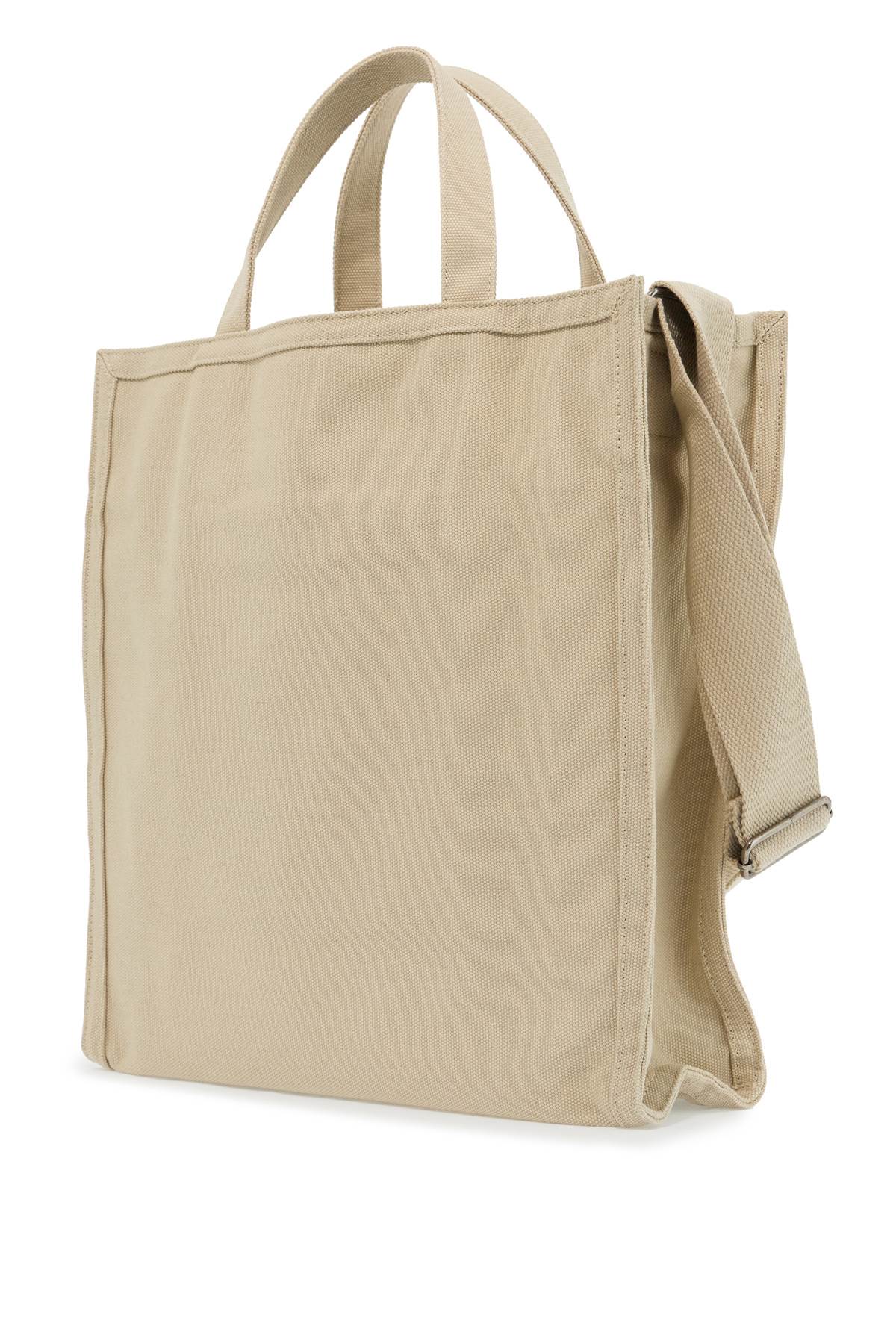 Shop Apc Récupération Canvas Shopping Bag In Beige