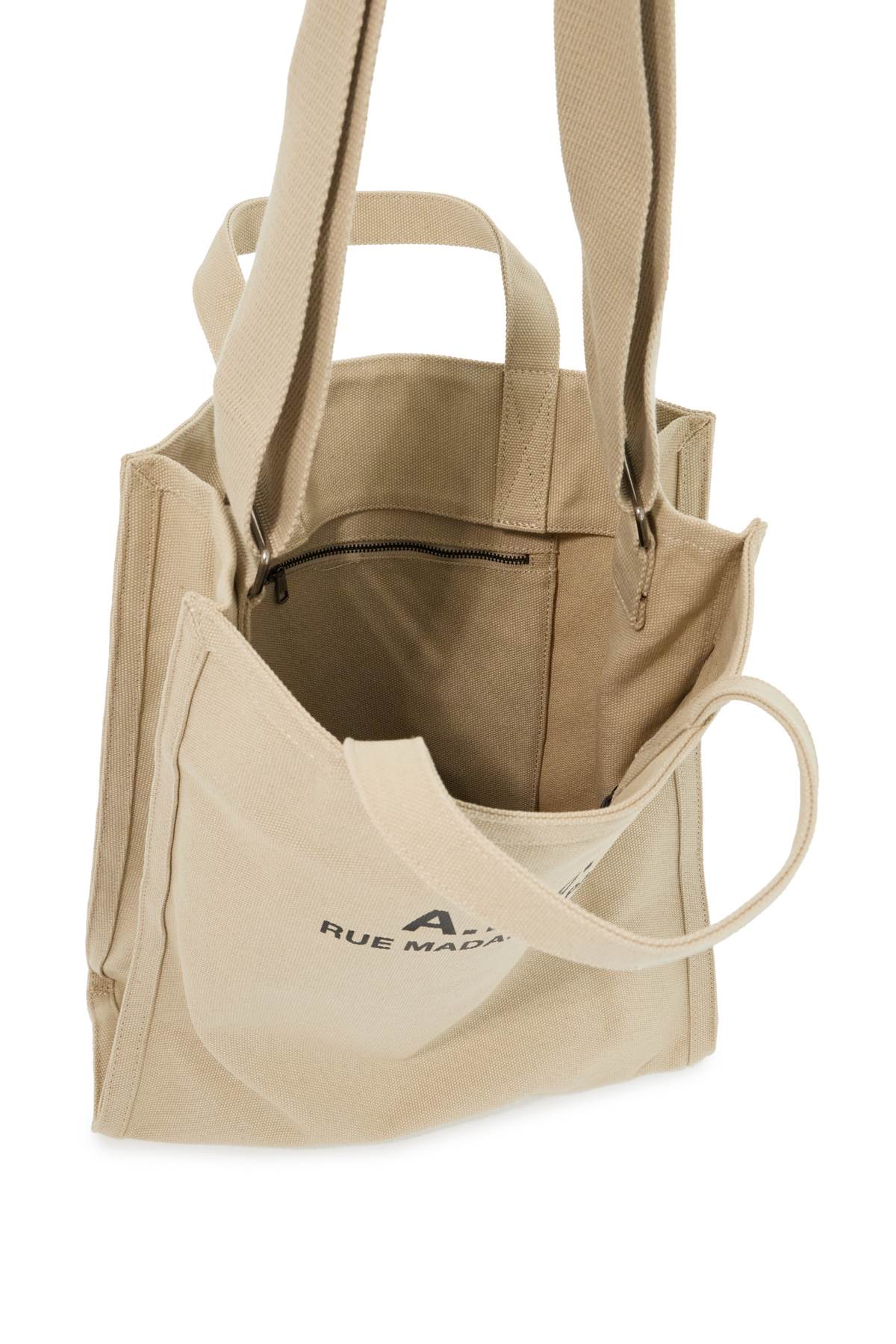 Shop Apc Récupération Canvas Shopping Bag In Beige