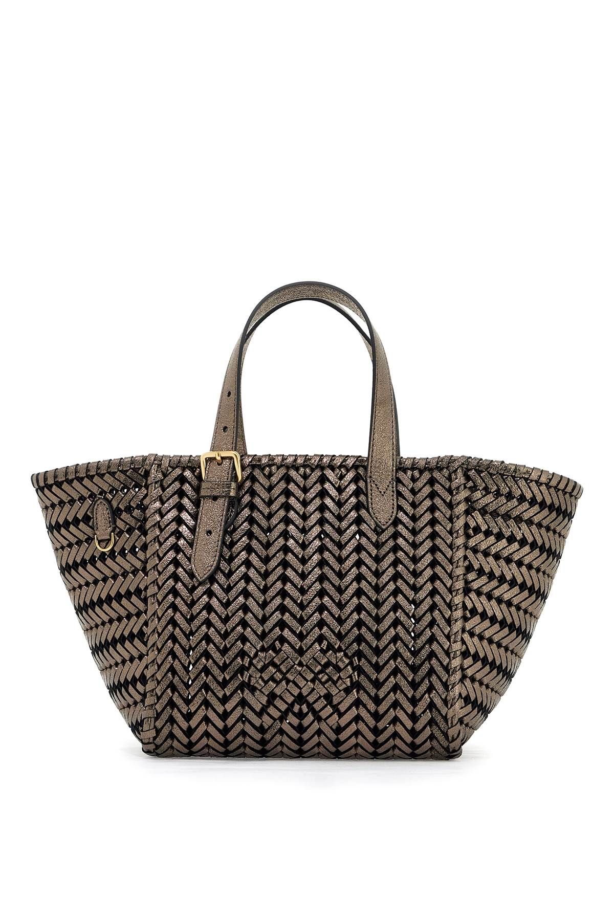 Shop Anya Hindmarch Small Square Neeson Tote Bag In Grey