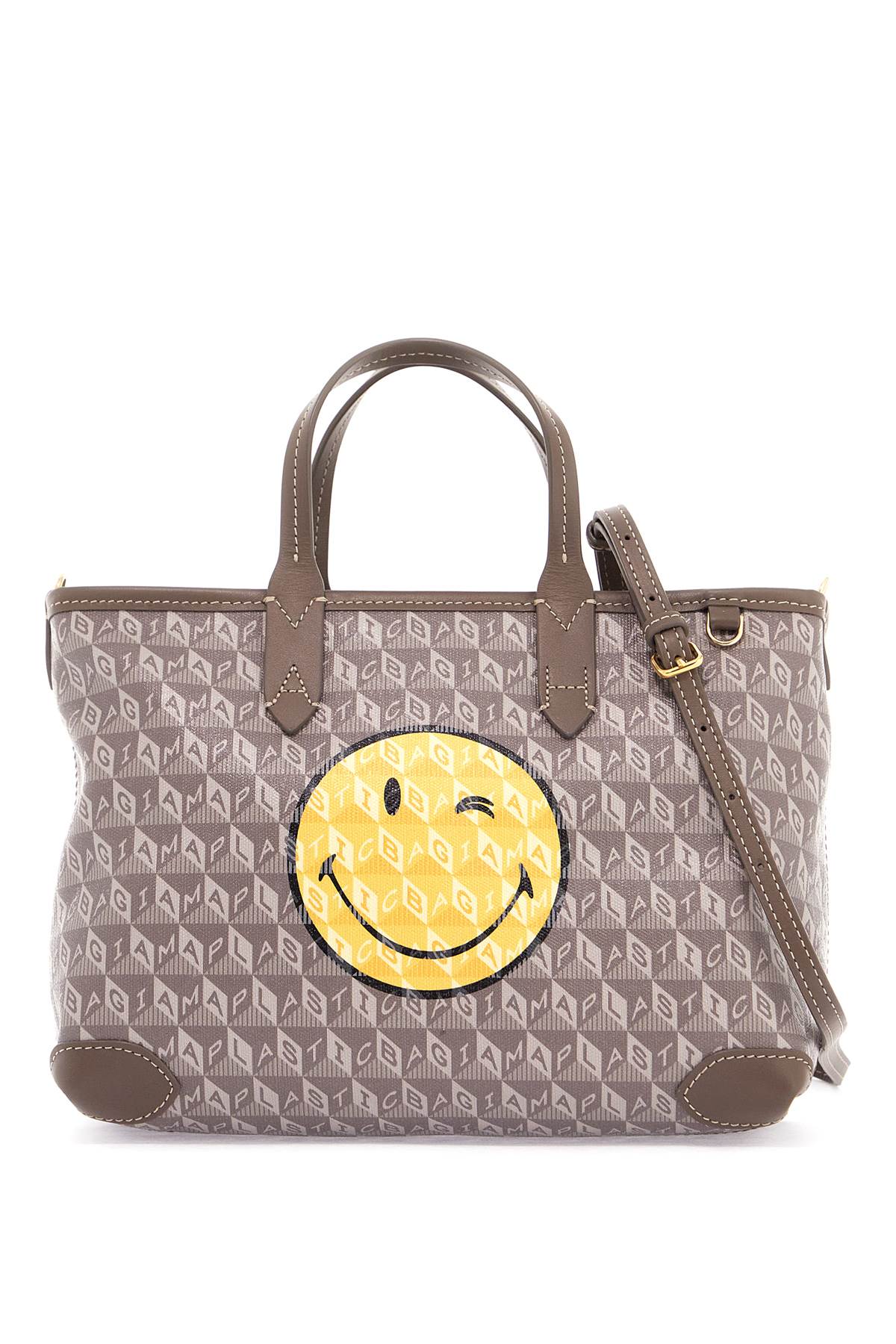 Shop Anya Hindmarch Tote Bag 'i Am A Plastic Bag' In In Grey