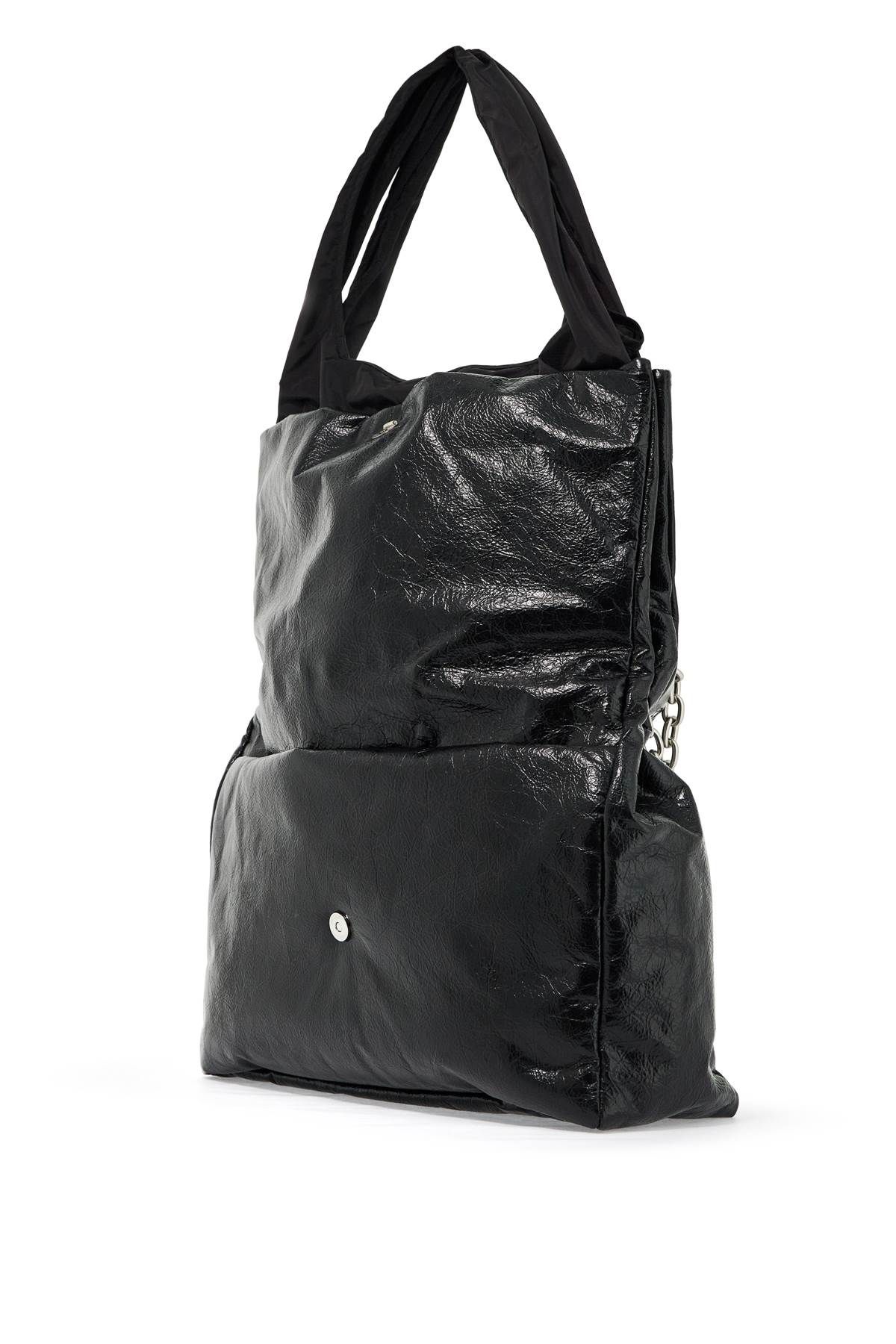 Shop Balenciaga Large Monaco Plus Tote Bag With Chain In Black