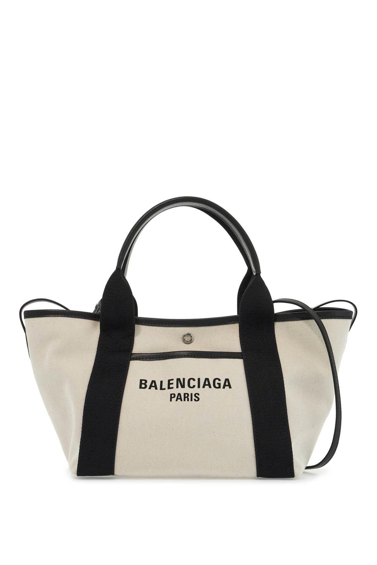 Shop Balenciaga Small Biarritz Tote Bag In Black