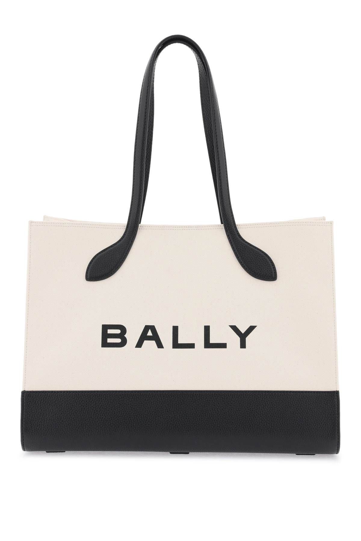 Shop Bally Keep On E/w Tote Bag In White