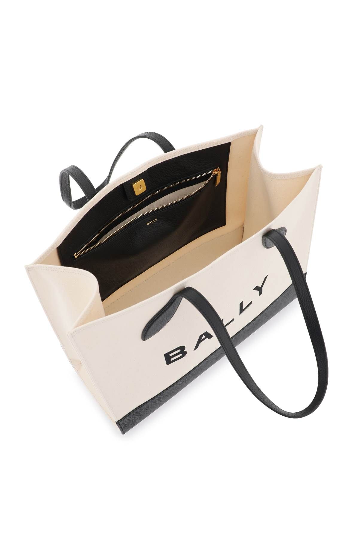 Shop Bally Keep On E/w Tote Bag In White