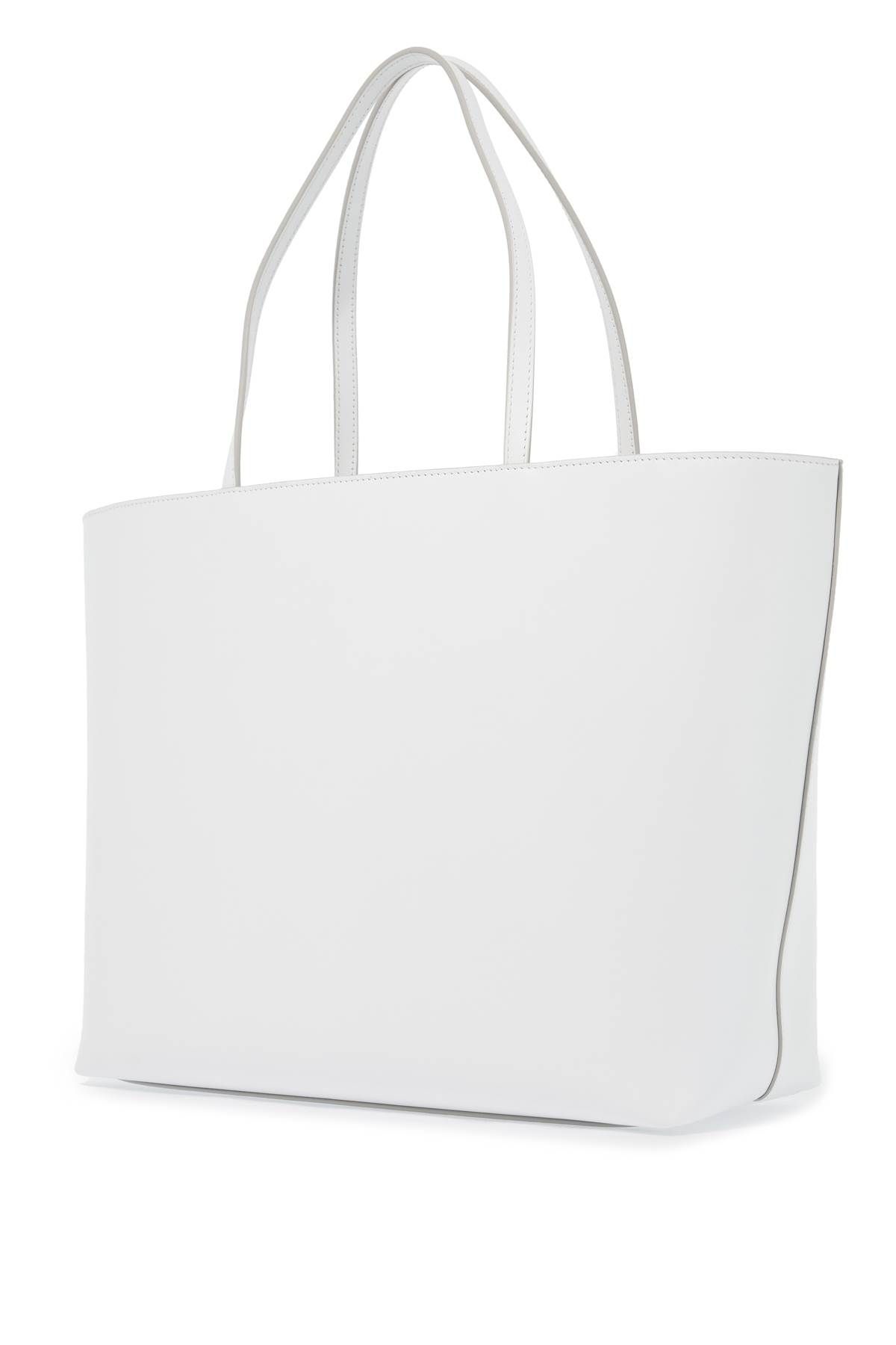 Shop Dolce & Gabbana Dg Logo Tote Bag In White