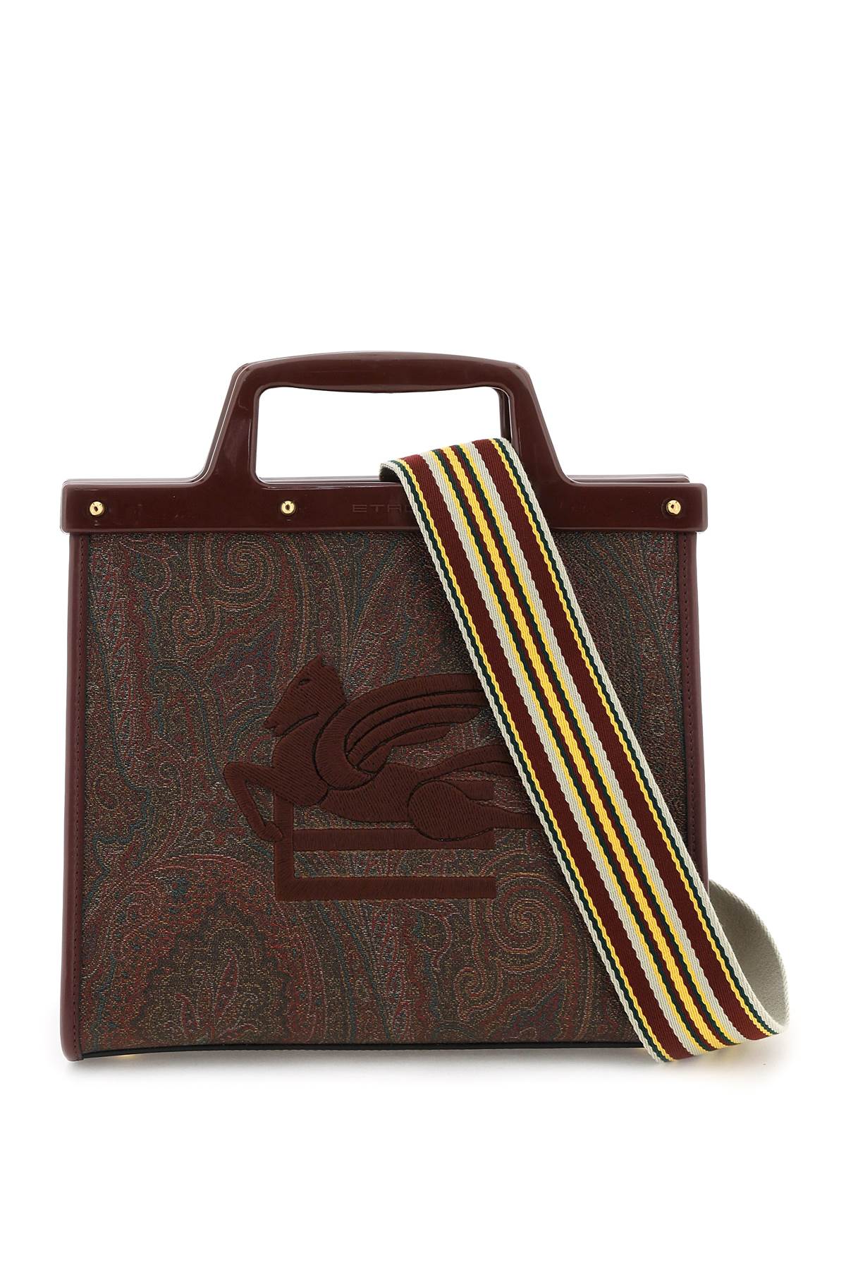 Shop Etro 'love Trotter' Tote Bag In Red