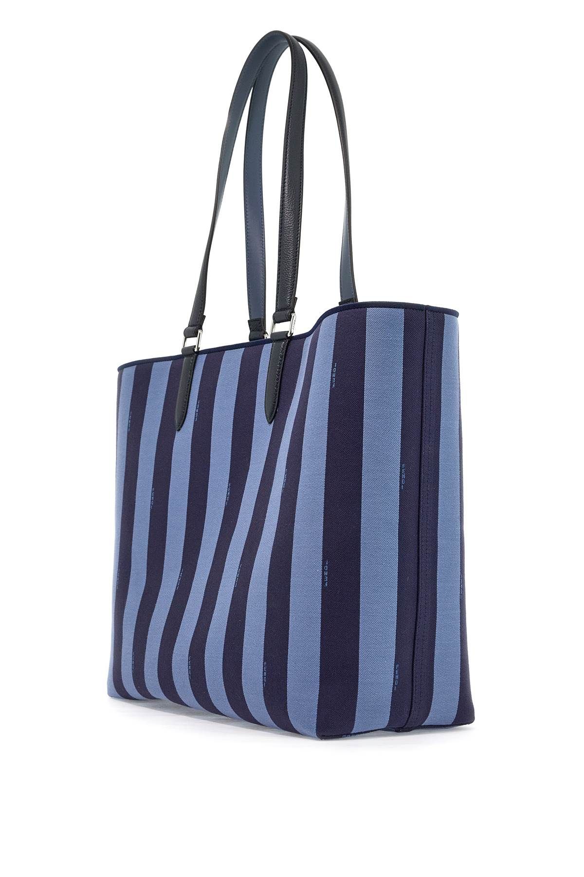 Shop Fendi Signature Tote Bag In Blue