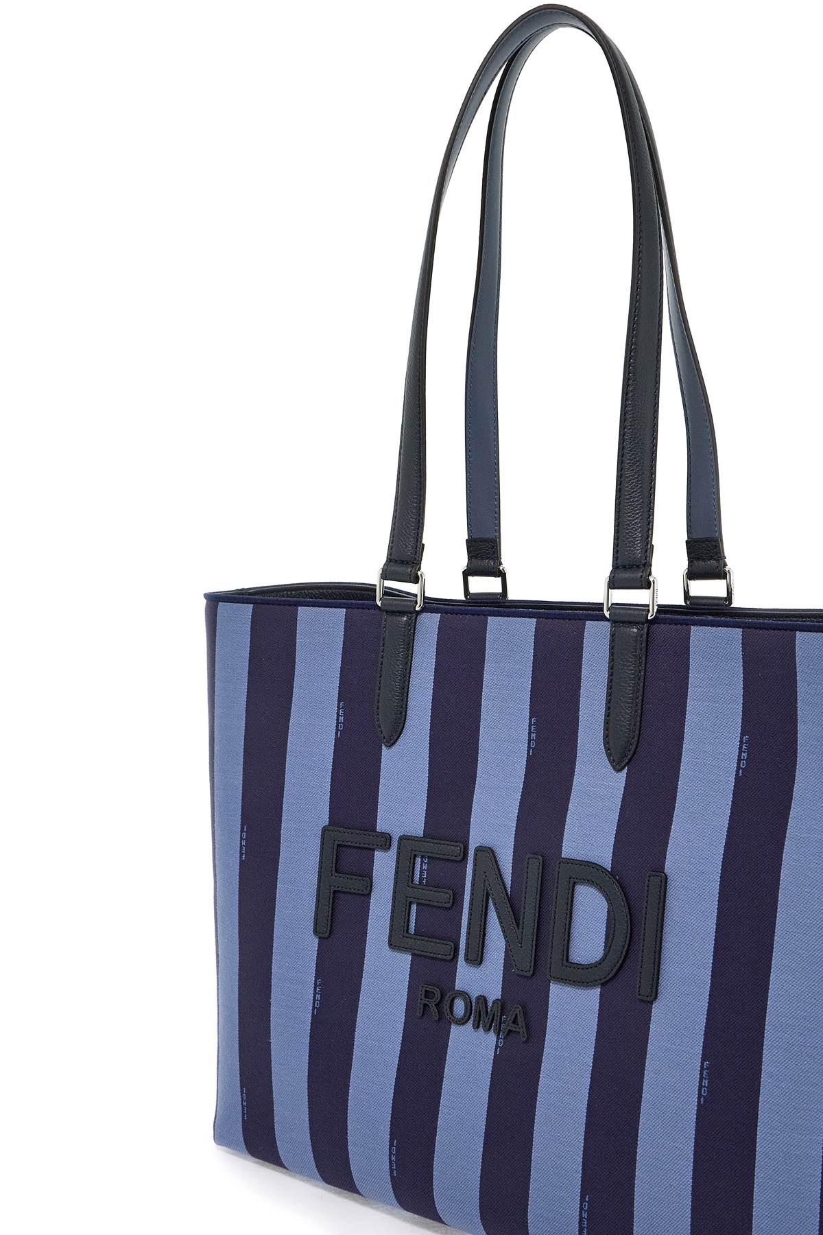 Shop Fendi Signature Tote Bag In Blue
