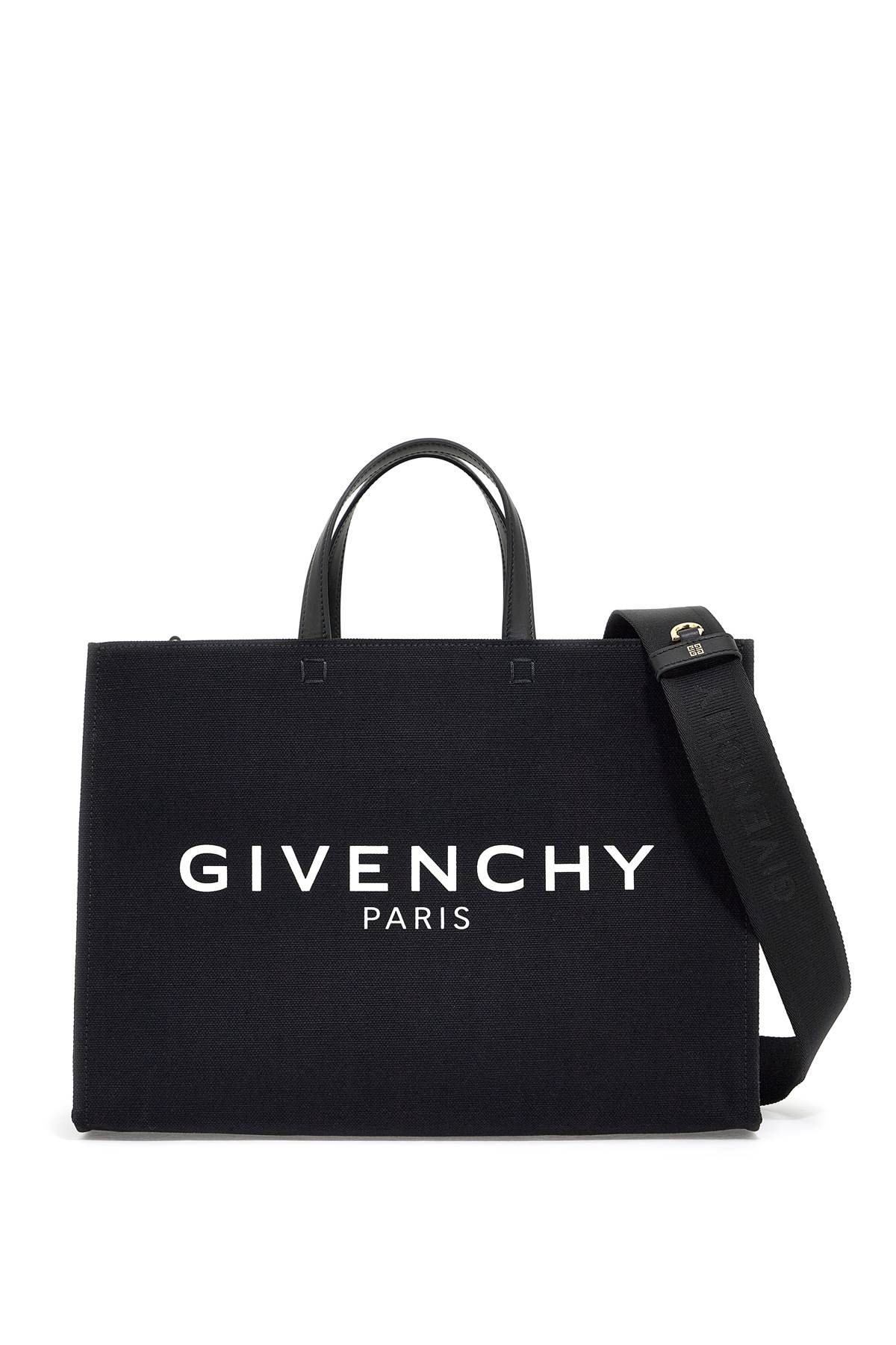 Shop Givenchy G-tote Medium Bag In Black