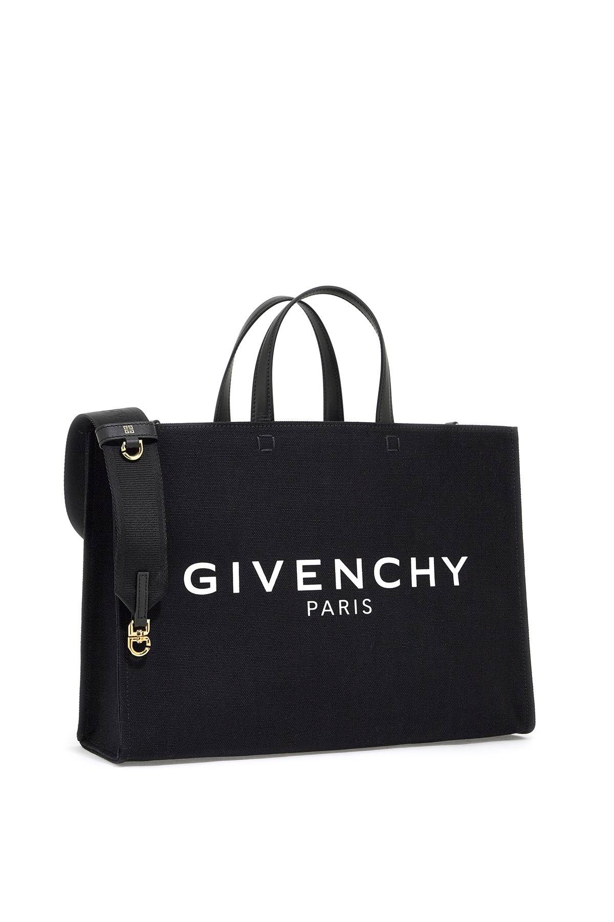 Shop Givenchy G-tote Medium Bag In Black