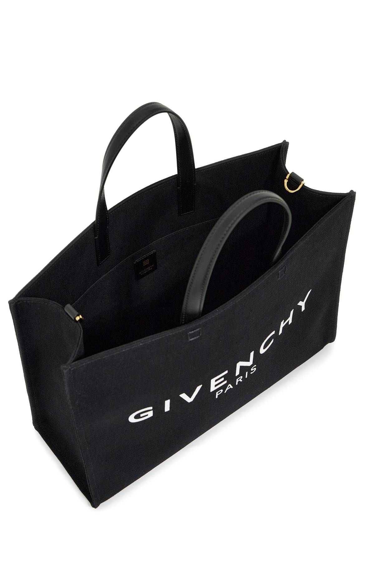 Shop Givenchy G-tote Medium Bag In Black