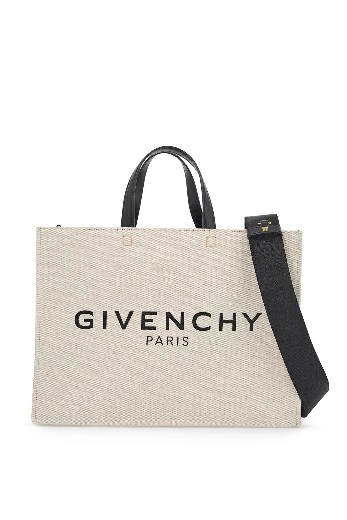 Shop Givenchy G Canvas Tote Bag In White