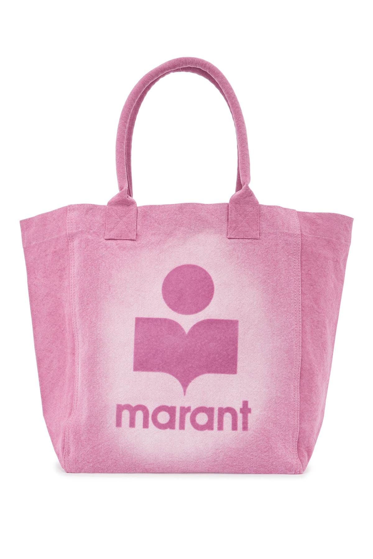 Shop Isabel Marant Yenky Tote Bag With Flocked In Pink