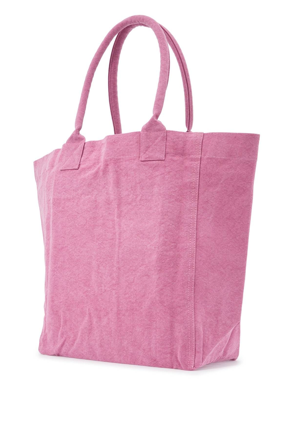 Shop Isabel Marant Yenky Tote Bag With Flocked In Pink