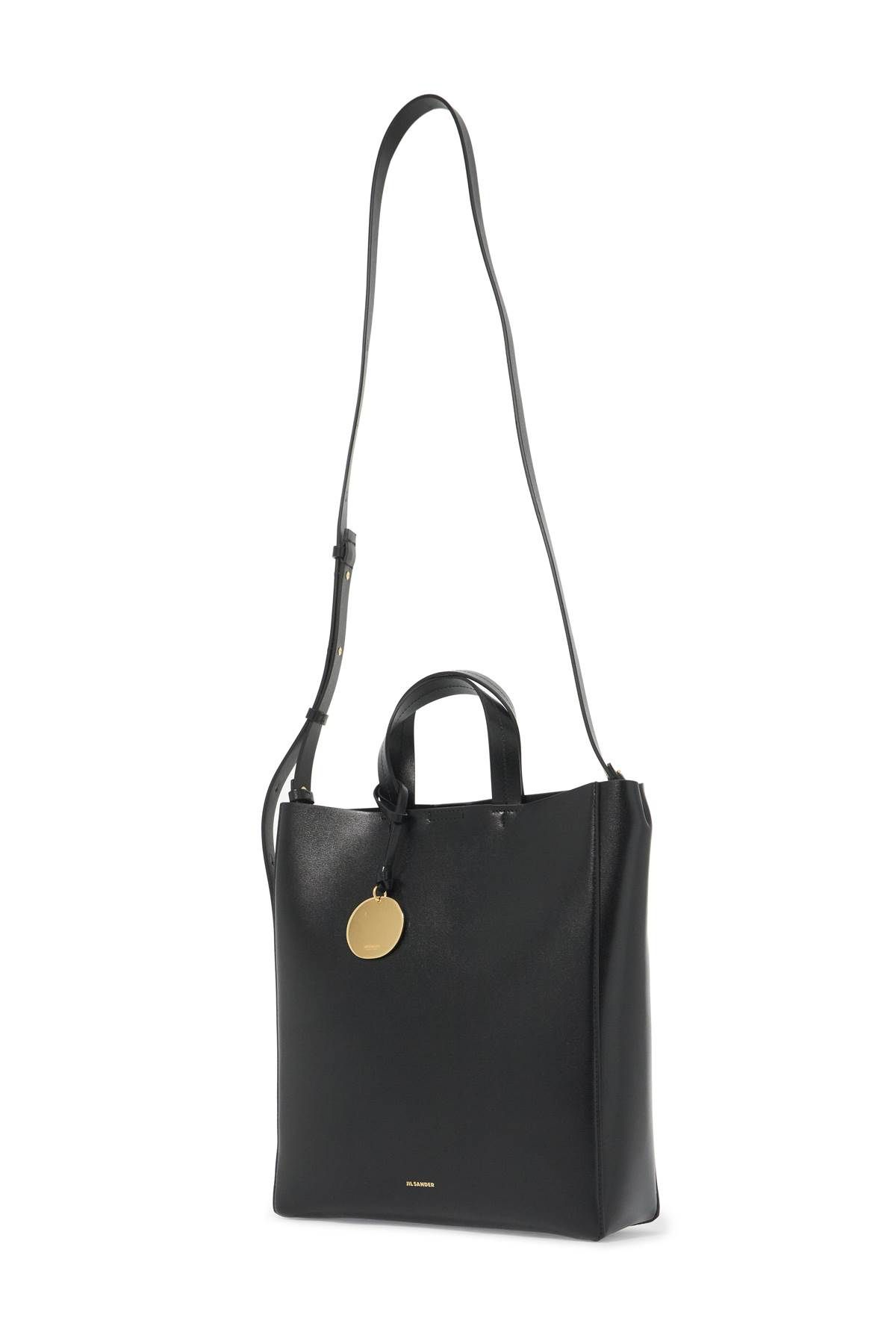 Shop Jil Sander Ed  Bonded Tote In Black