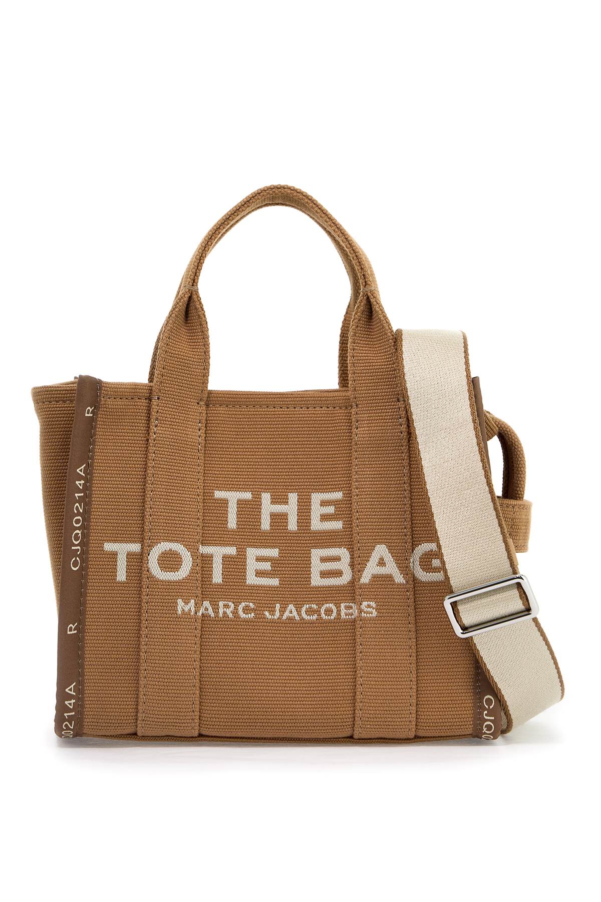 Shop Marc Jacobs The Jacquard Small Tote Bag In Brown