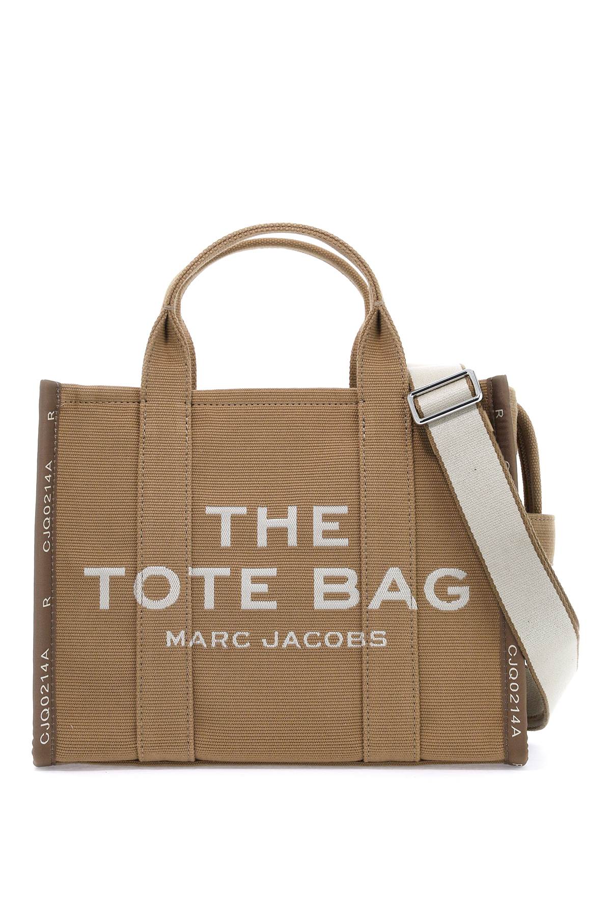 Shop Marc Jacobs The Jacquard Medium Tote Bag In Brown