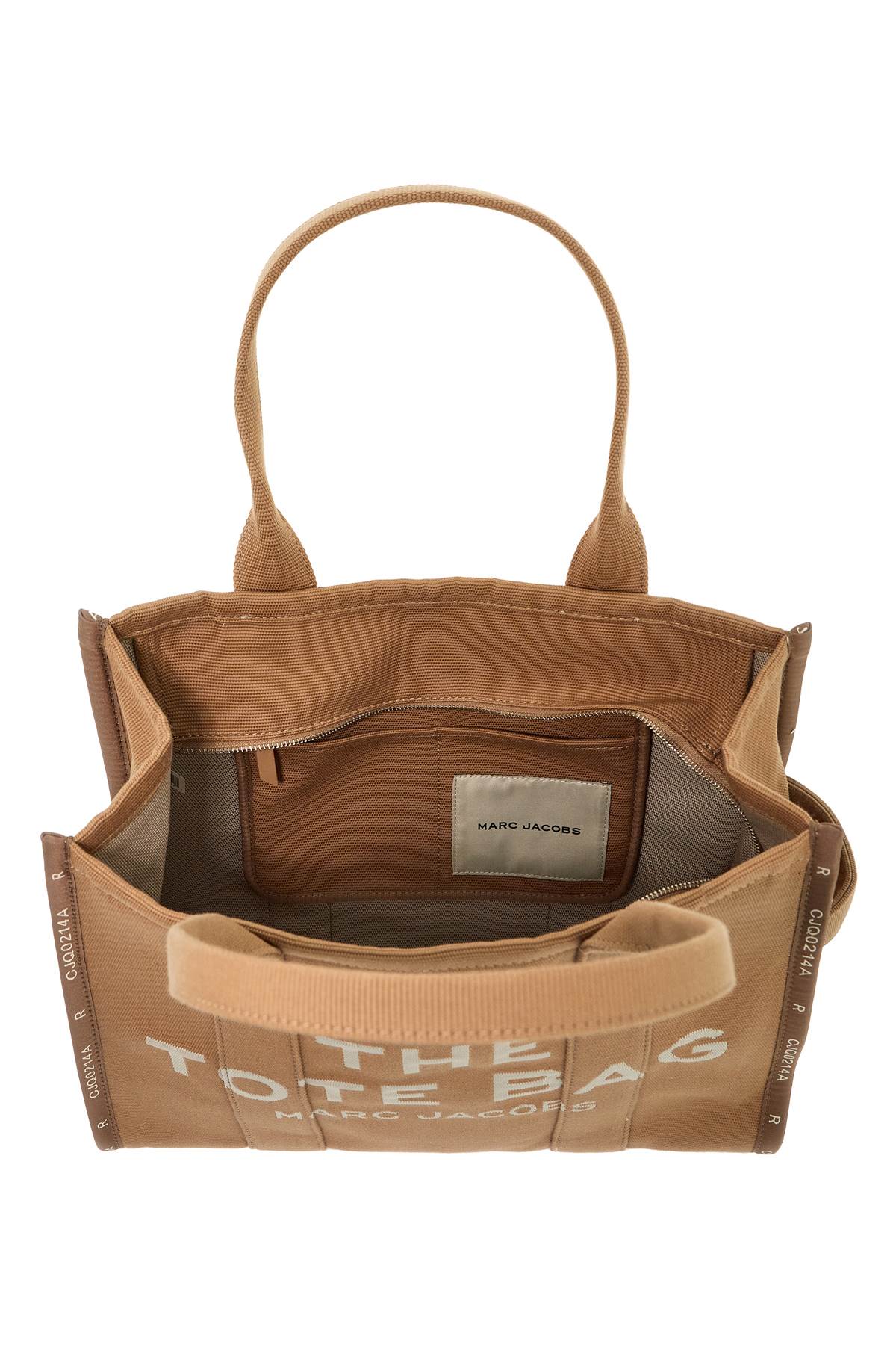 Shop Marc Jacobs The Jacquard Large Tote Bag In Beige