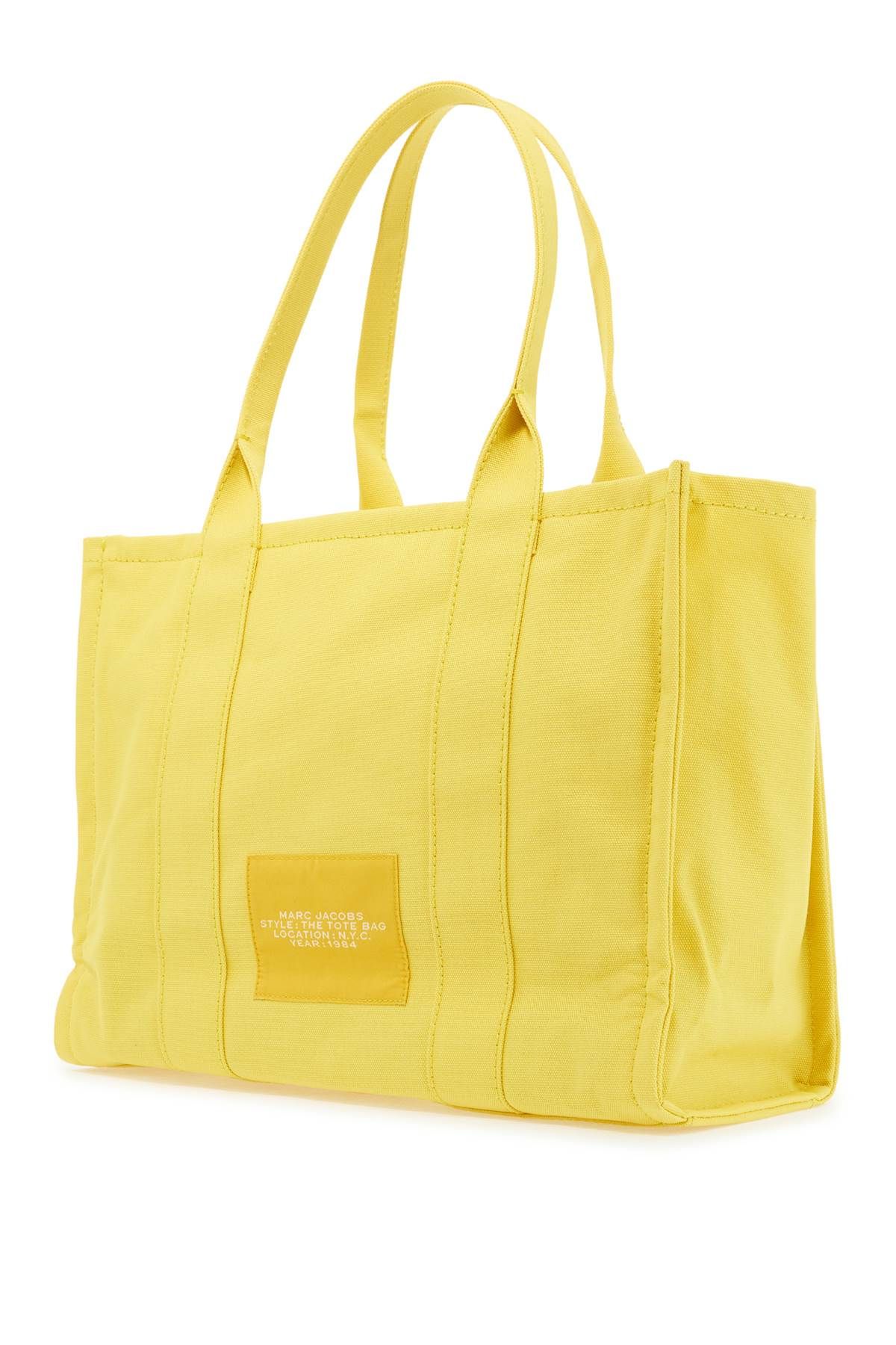 Shop Marc Jacobs The Large Canvas Tote Bag - B In Yellow