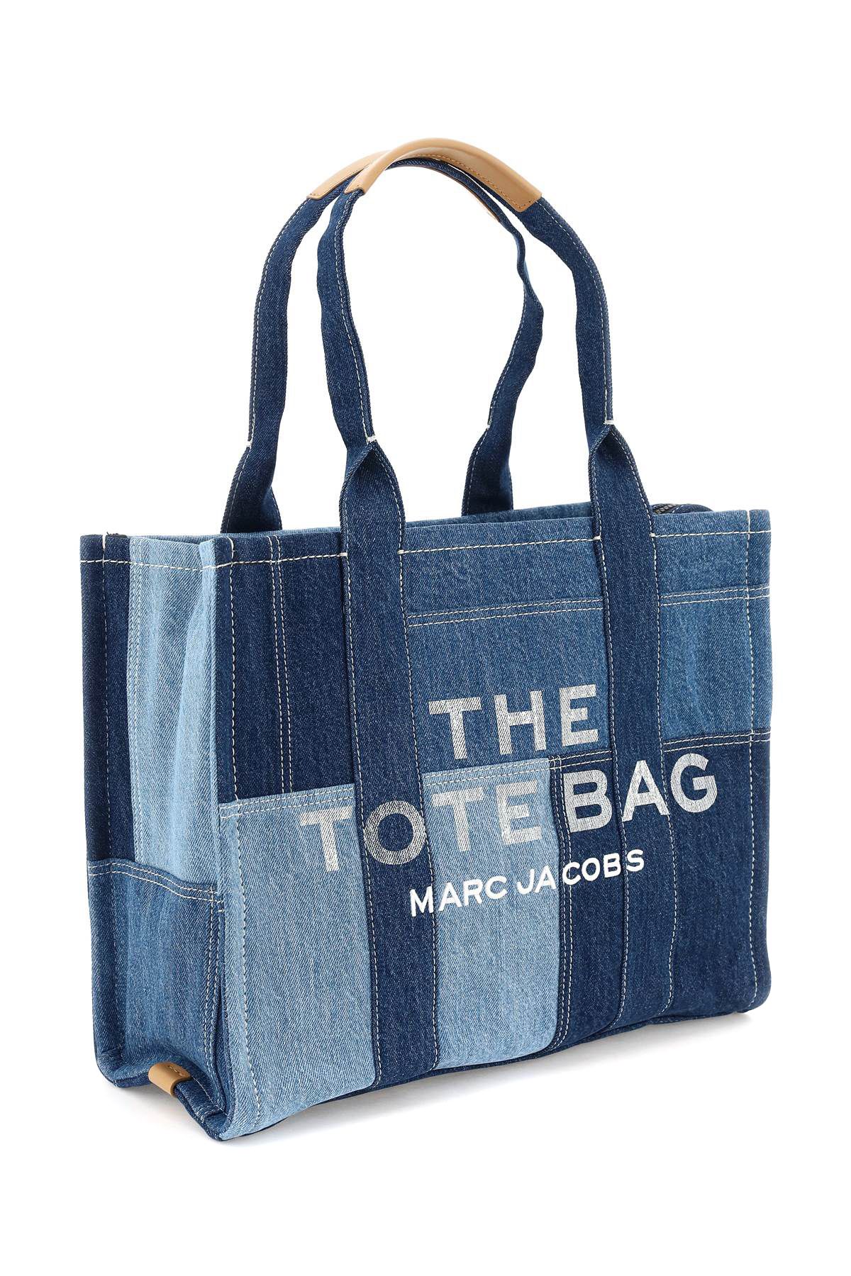 Shop Marc Jacobs The Denim Large Tote Bag In Blue,light Blue