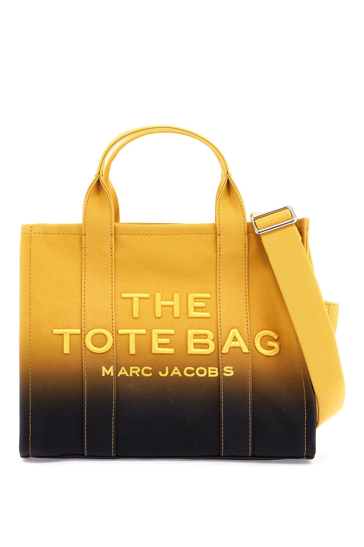 Shop Marc Jacobs The Ombre Canvas Medium Tote Bag In Yellow