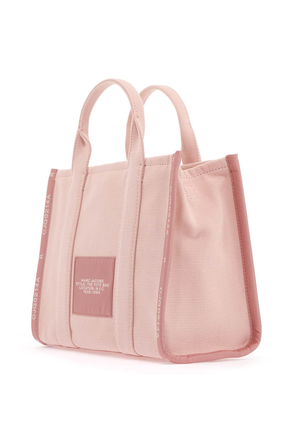 Shop Marc Jacobs The Jacquard Medium Tote Bag In Pink