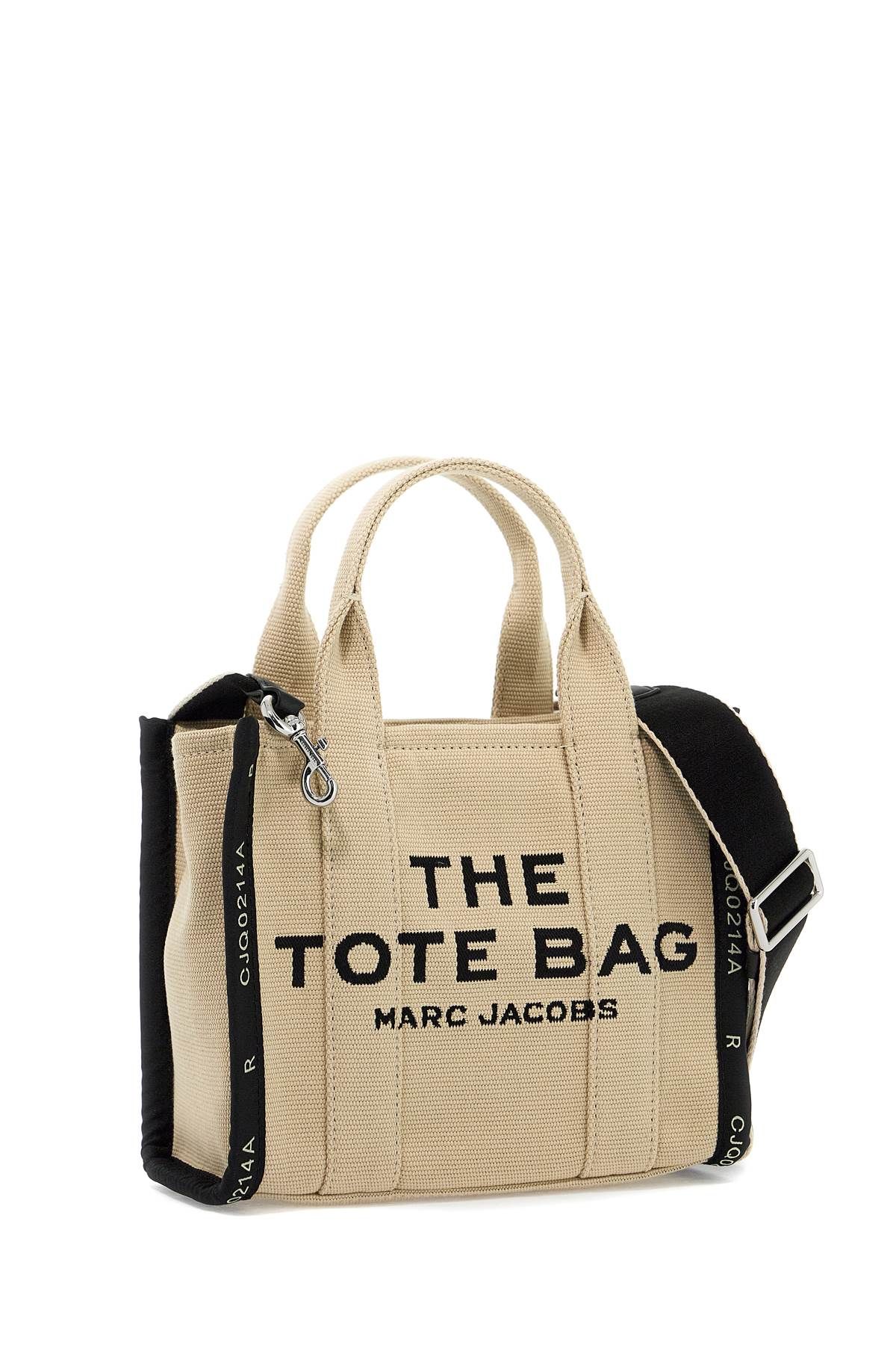 Shop Marc Jacobs The Jacquard Small Tote Bag In Beige