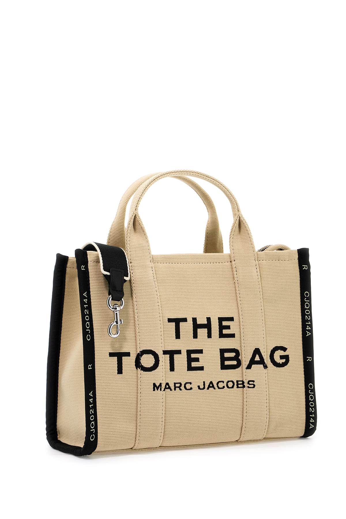 Shop Marc Jacobs The Jacquard Medium Tote Bag In Beige