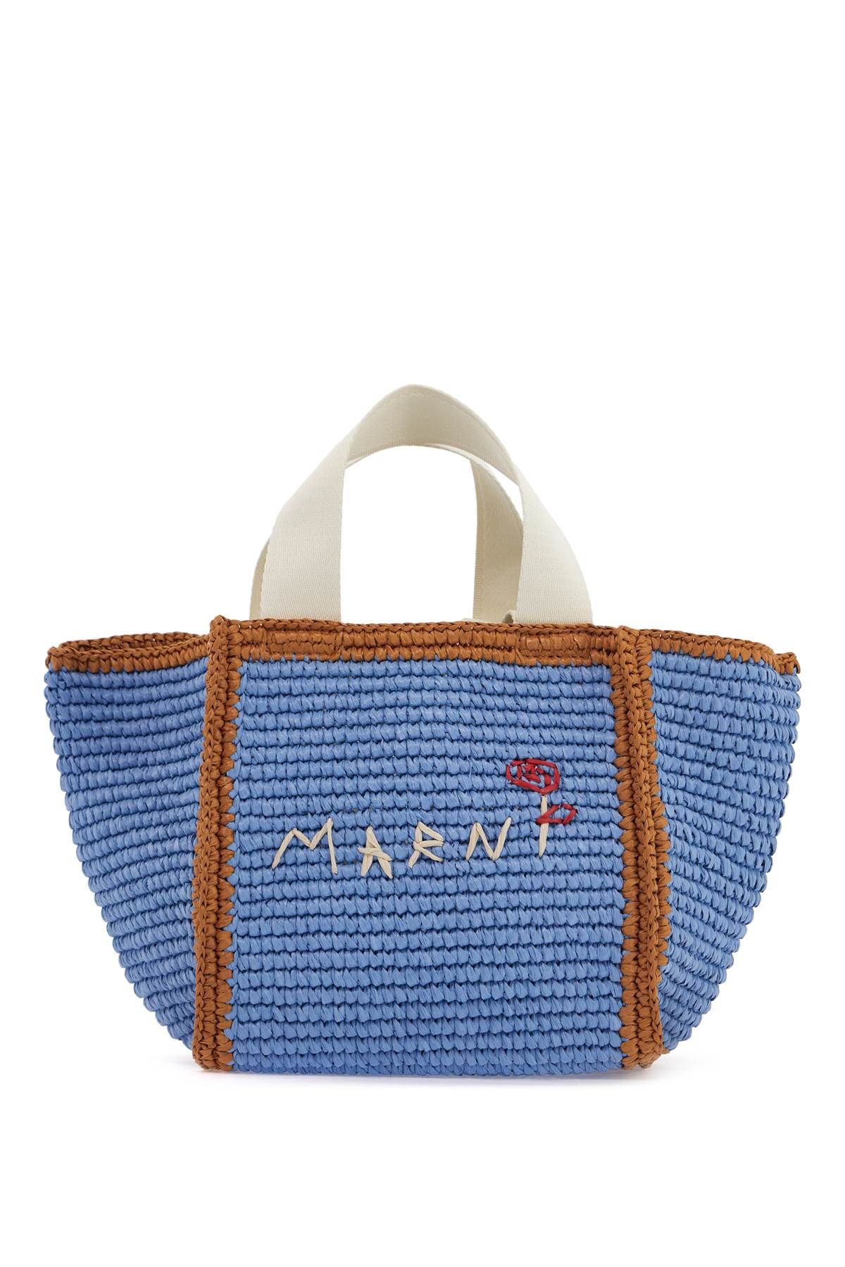 Shop Marni Sillo Tote Bag In Light Blue