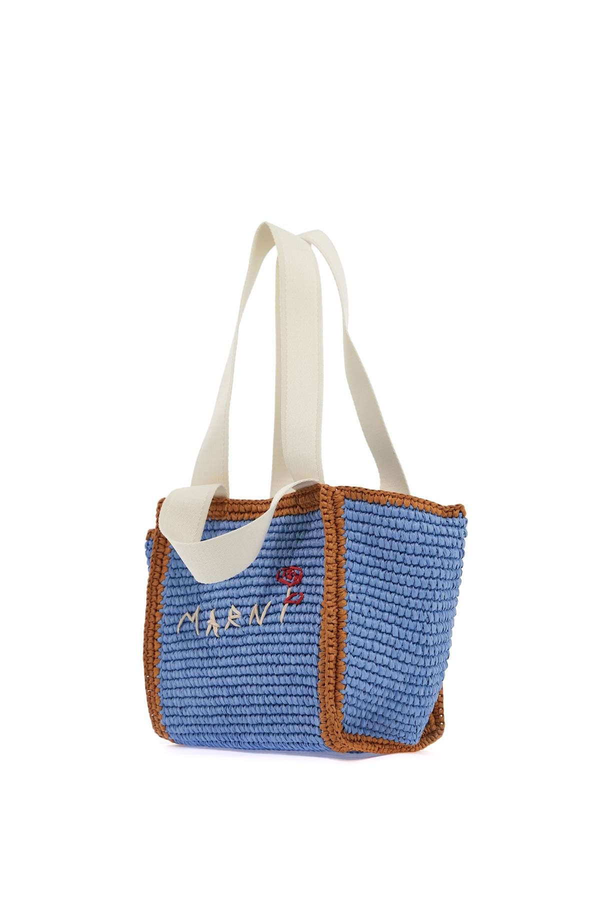 Shop Marni Sillo Tote Bag In Light Blue