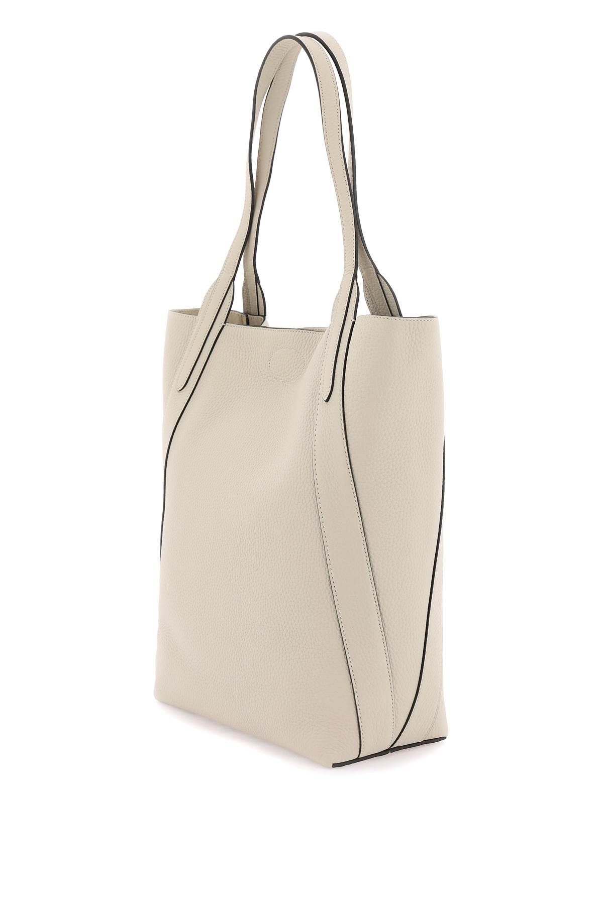 Shop Mulberry Grained Leather Bayswater Tote Bag In Neutro