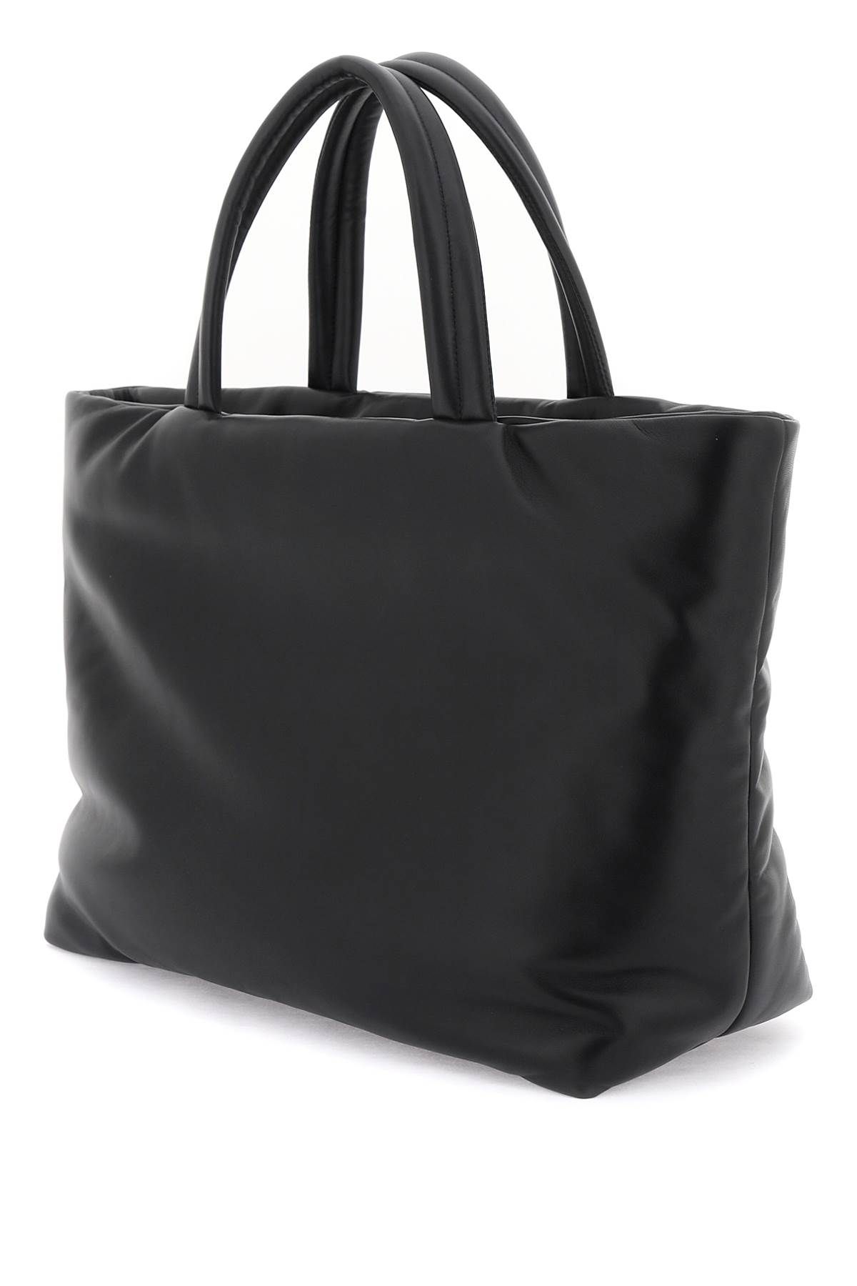 Shop Saint Laurent Nappa Leather Tote Bag In Black